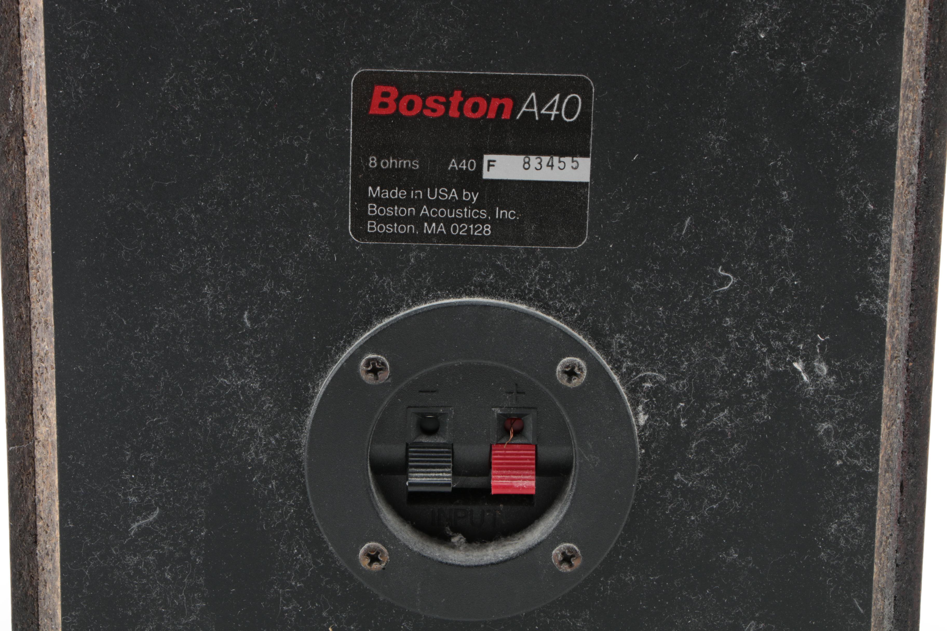 Boston Acoustic A40 Speakers