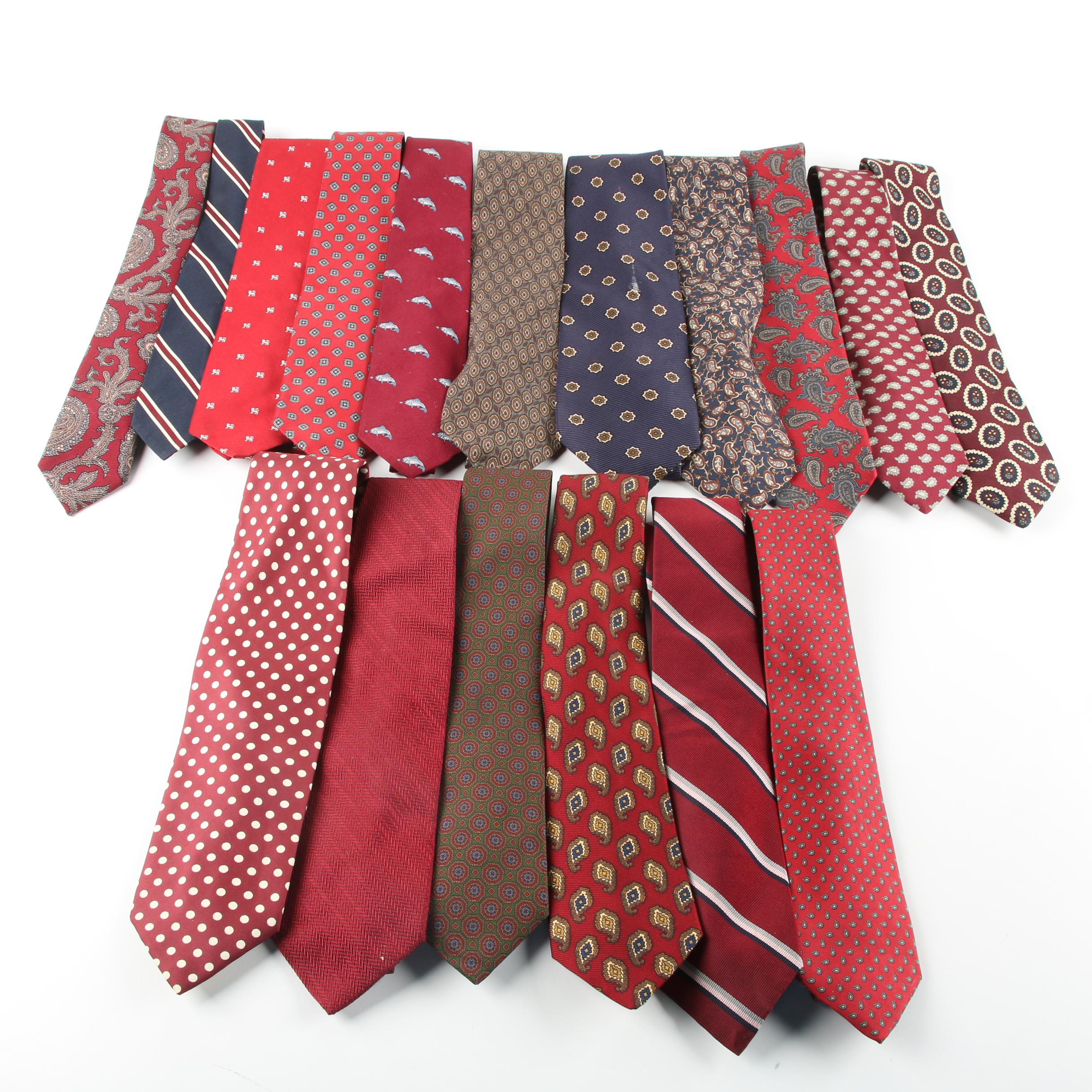 Men's Neckties Including Silk, Arthur A. Adler, Britches and Jos A. Banks