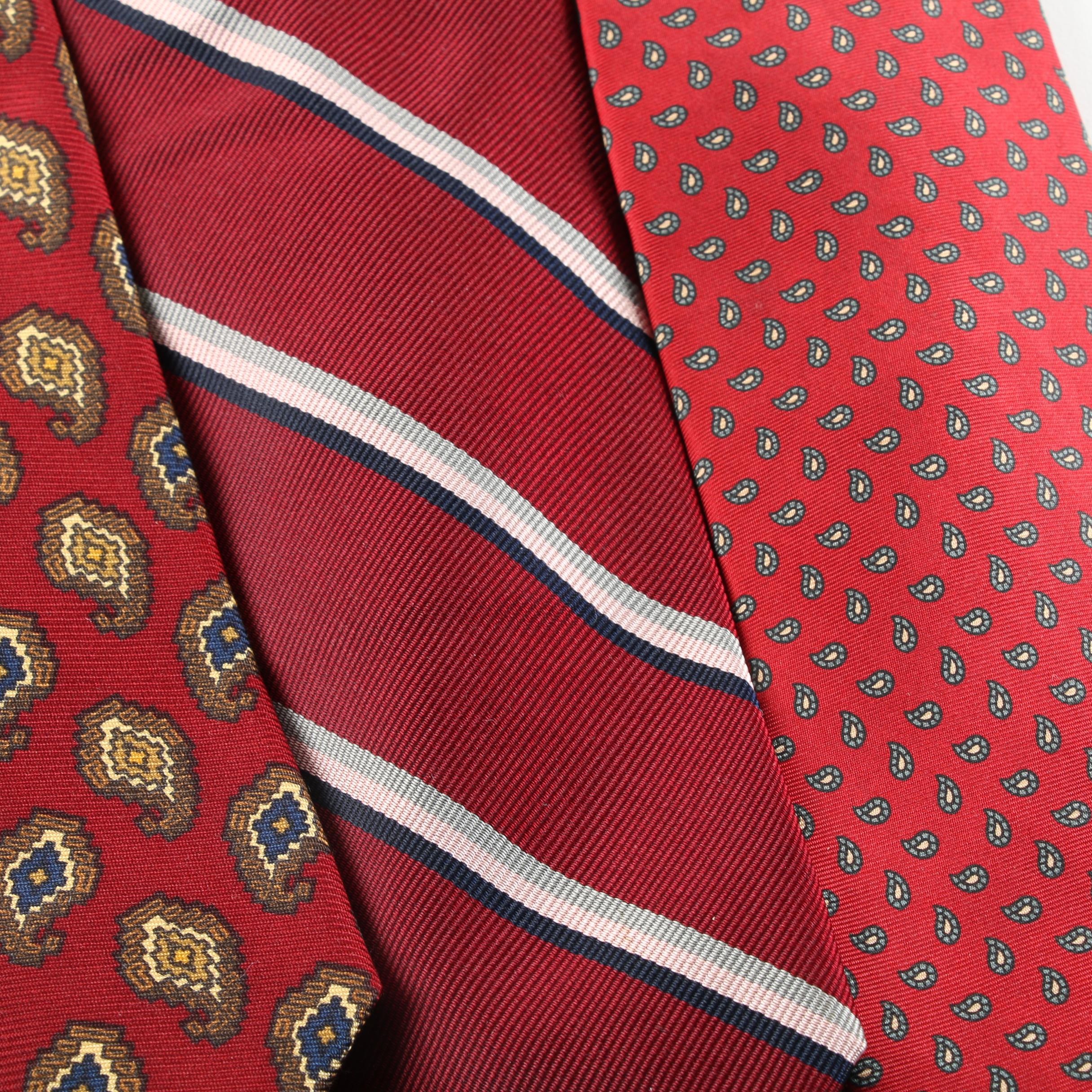 Men's Neckties Including Silk, Arthur A. Adler, Britches and Jos A. Banks
