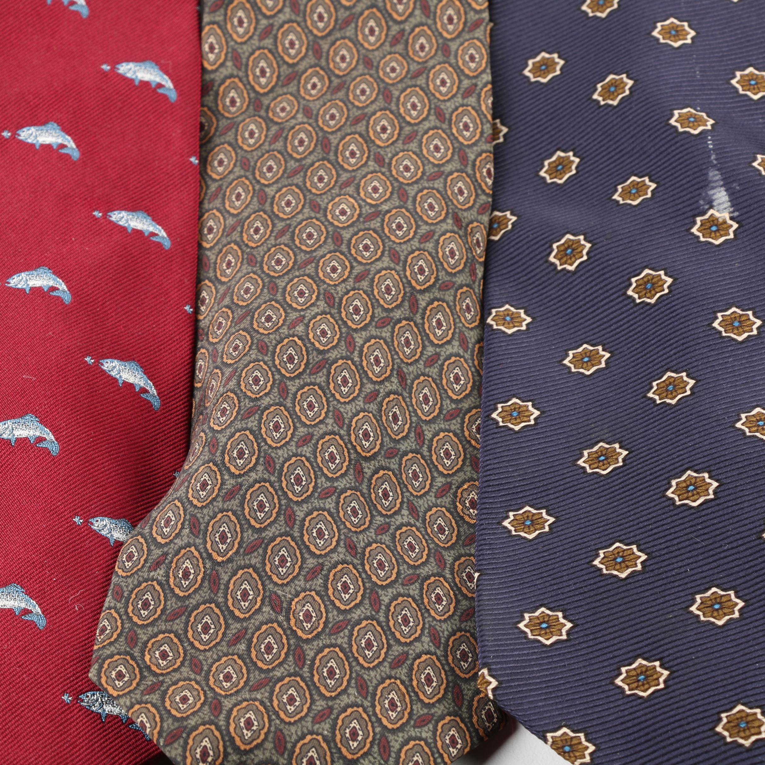 Men's Neckties Including Silk, Arthur A. Adler, Britches and Jos A. Banks