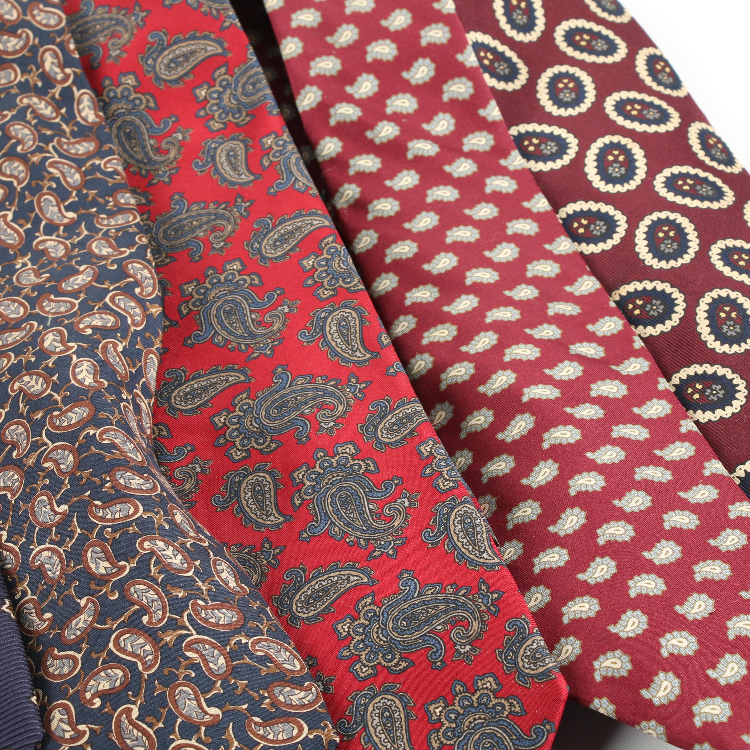 Men's Neckties Including Silk, Arthur A. Adler, Britches and Jos A. Banks