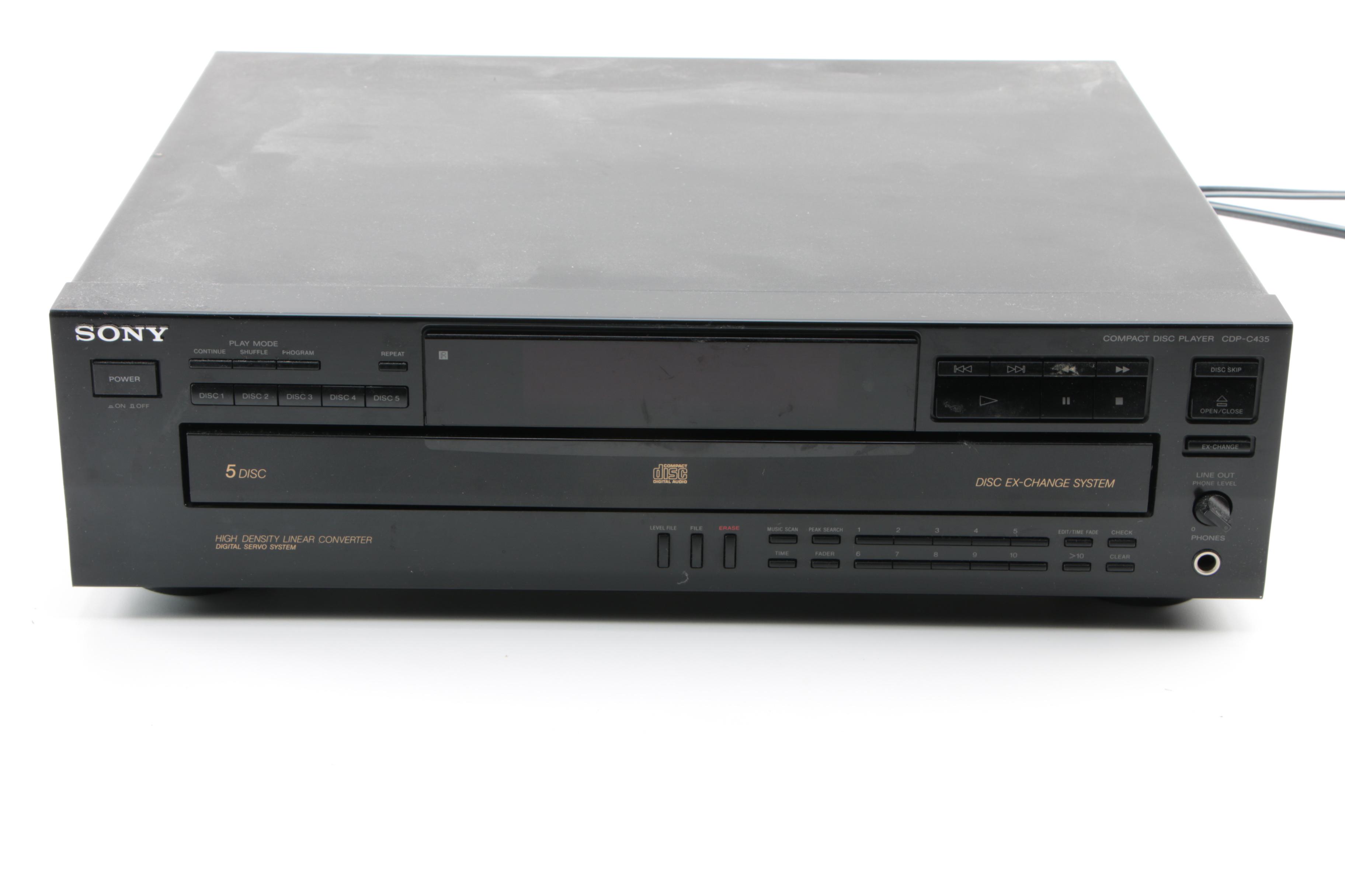 Harman/Kardon and Vector Research Receivers with Sony 5-Disc CD Player