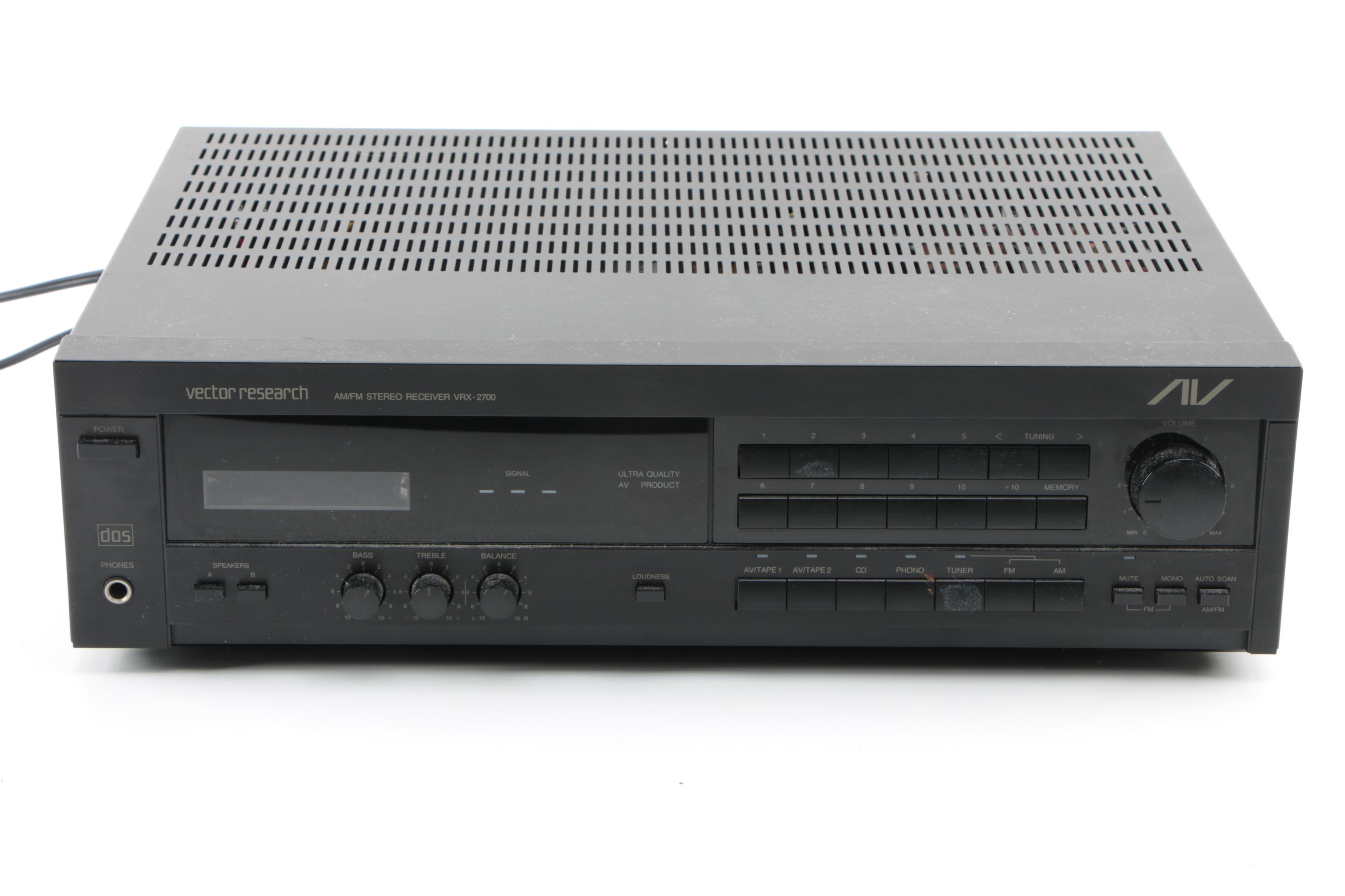Harman/Kardon and Vector Research Receivers with Sony 5-Disc CD Player