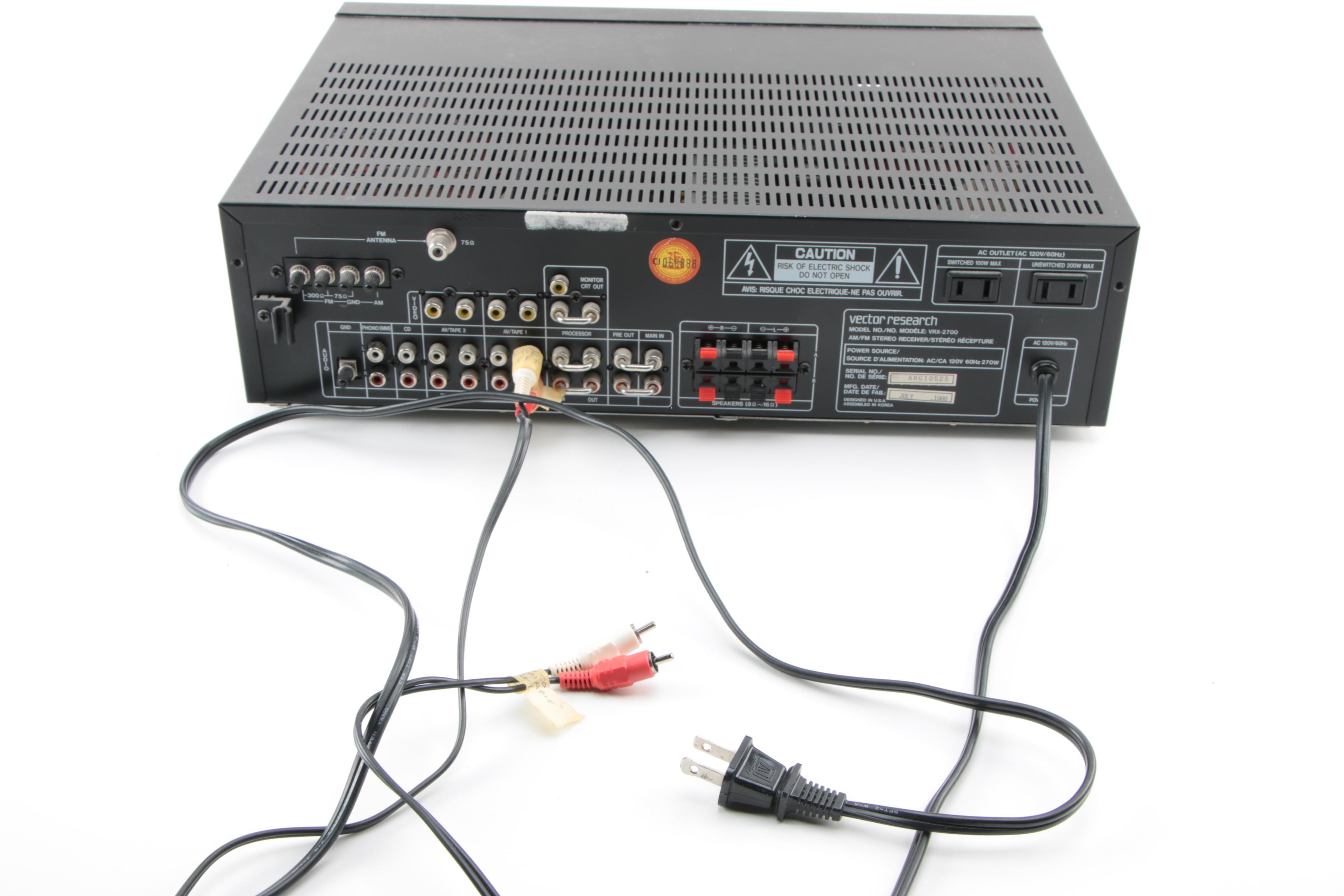 Harman/Kardon and Vector Research Receivers with Sony 5-Disc CD Player