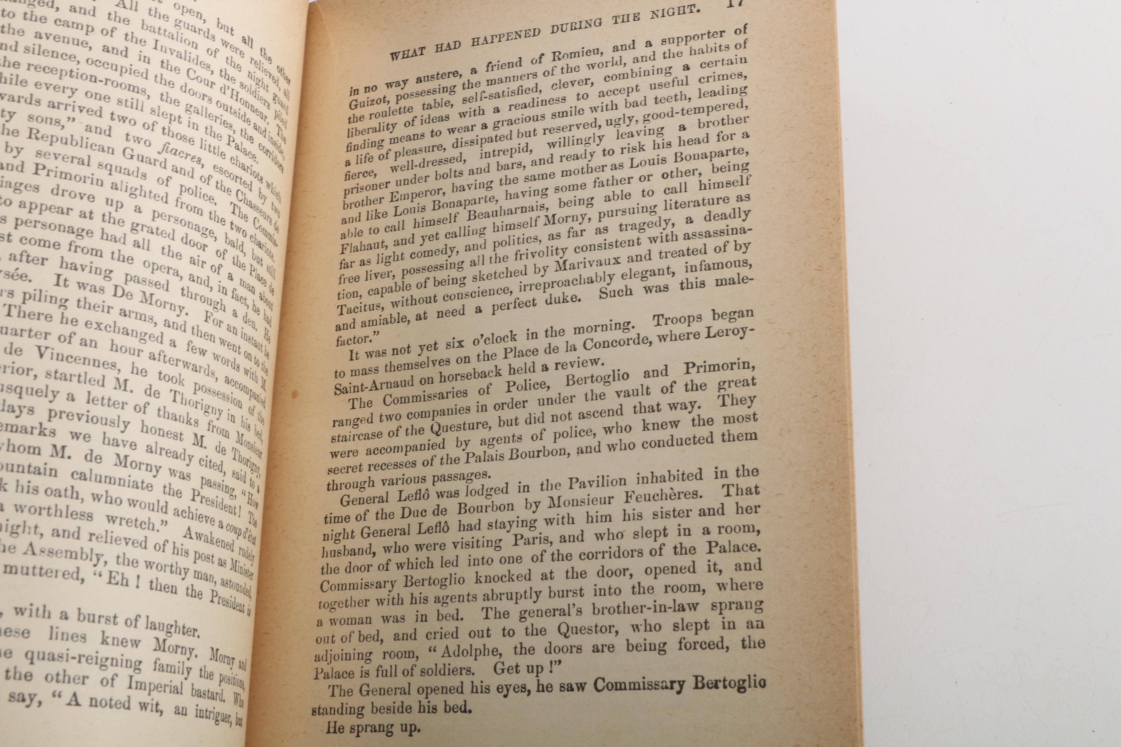 1877 "History of a Crime" by Victor Hugo