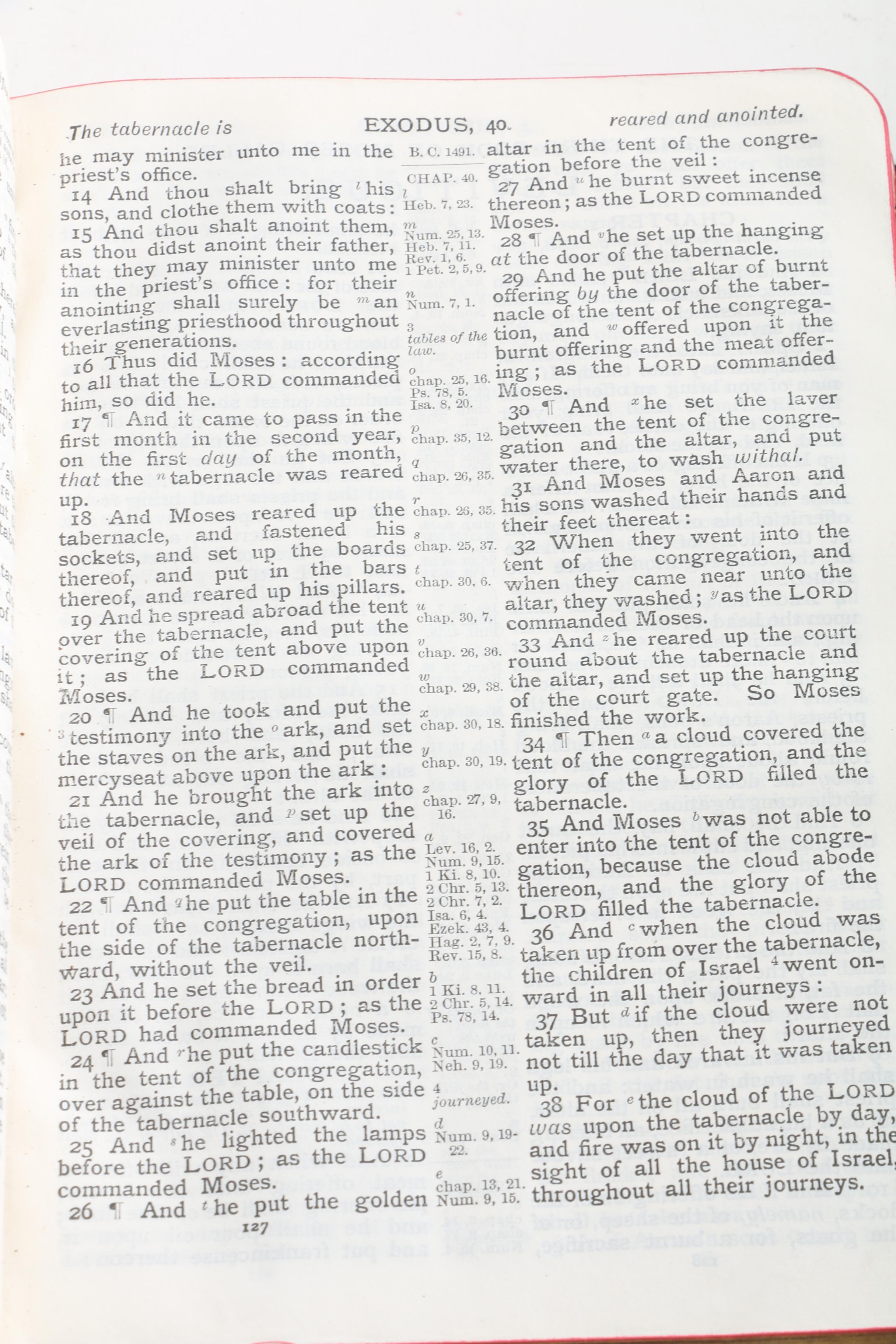 1910 Edition of the Holy Bible