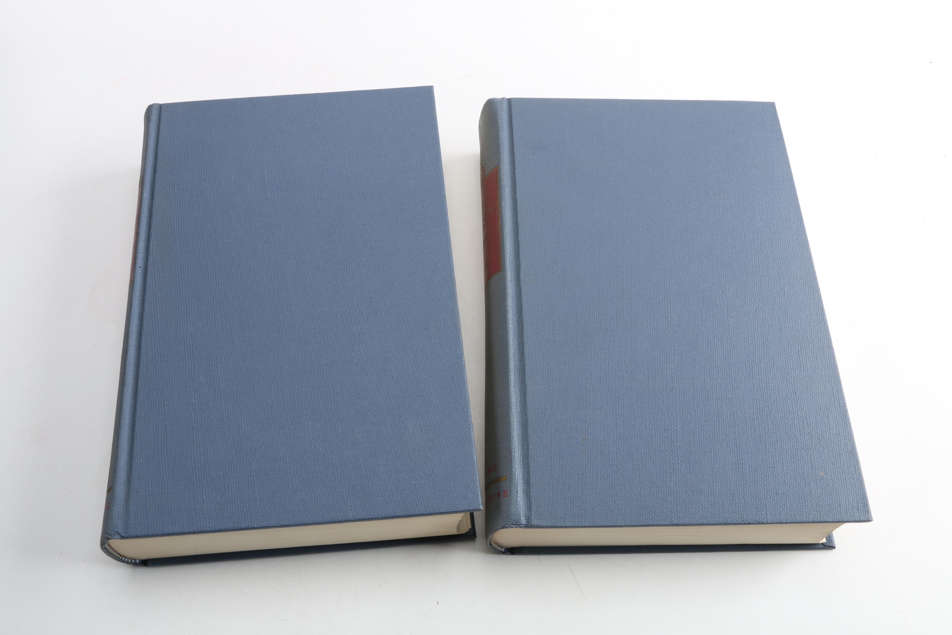 1937 Two Volume Set of "The Dialogues of Plato" by B. Jowett, M.A.