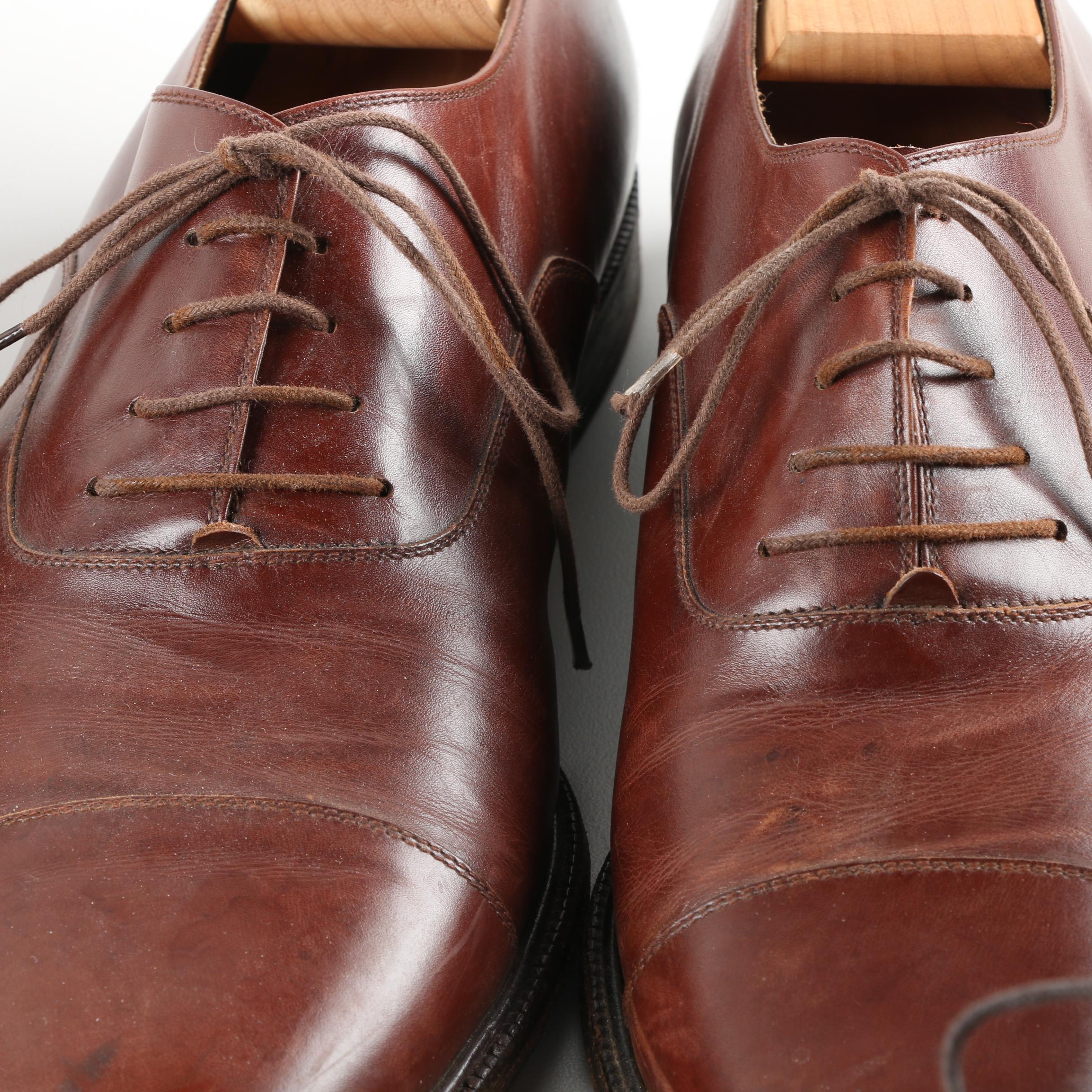 Men's Leather Dress Shoes Including Salvatore Ferragamo, Bally and Allen Edmonds