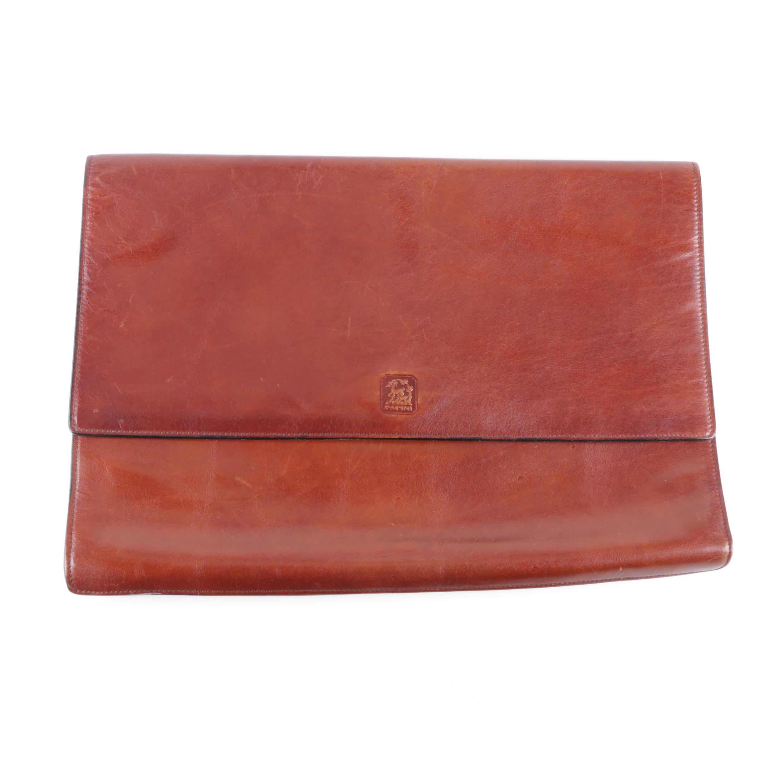Vintage Leather Attaché Cases Including Papini