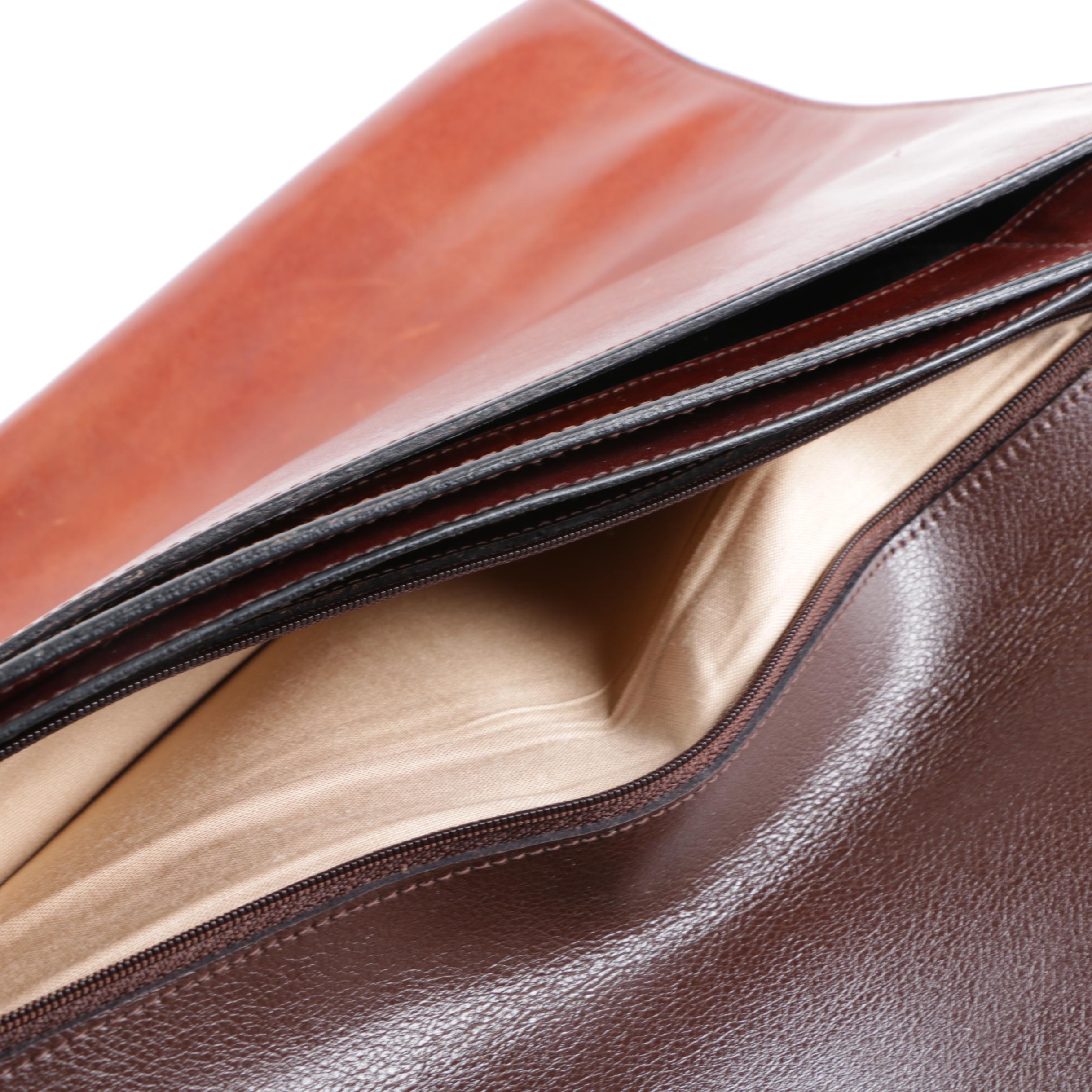 Vintage Leather Attaché Cases Including Papini