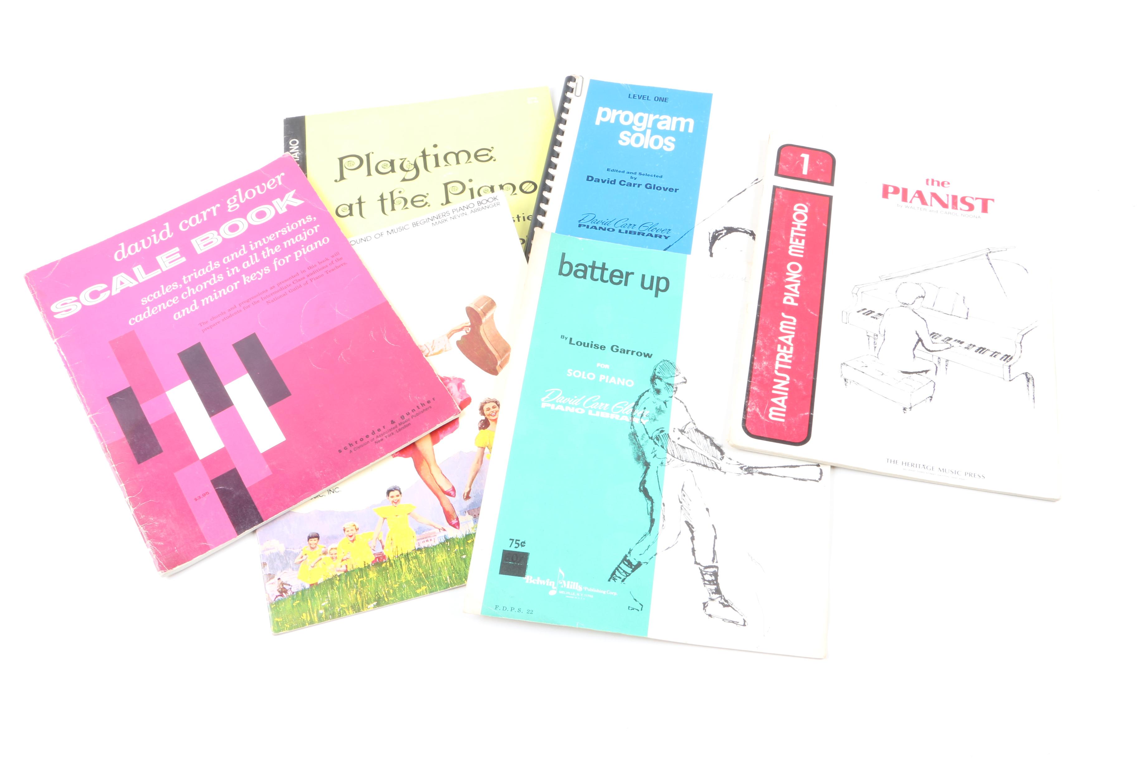 Vintage Piano Sheet Music and Course Booklets