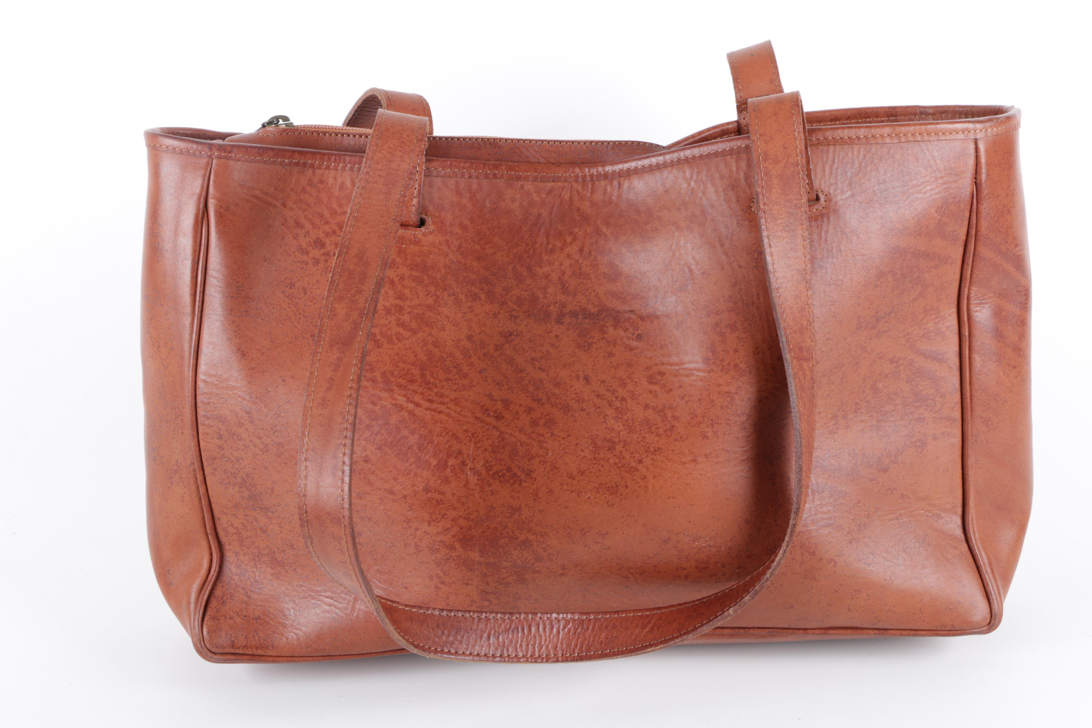 Vintage Jaeger and Carlo Fagiani Leather Handbags