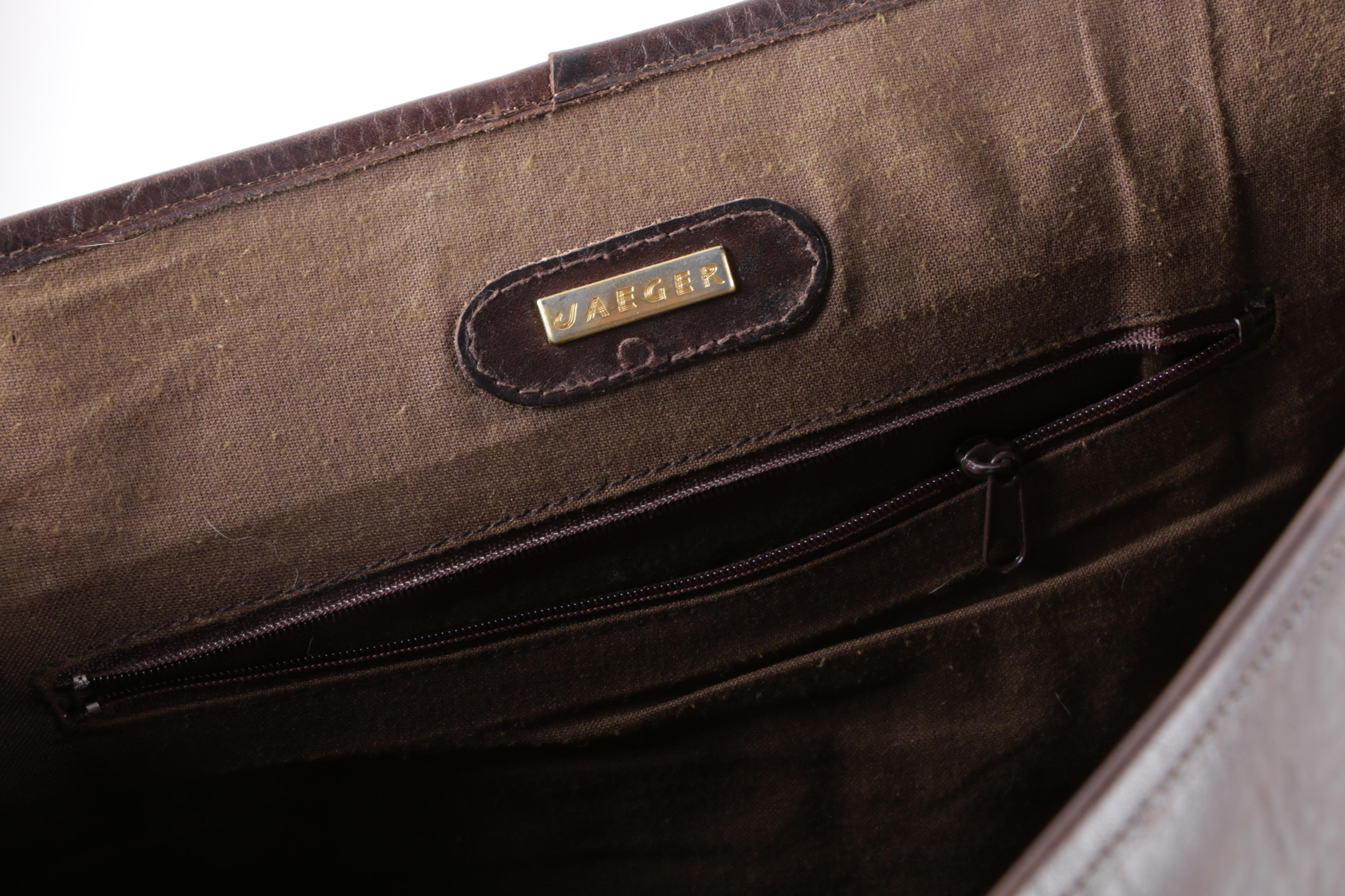 Vintage Jaeger and Carlo Fagiani Leather Handbags