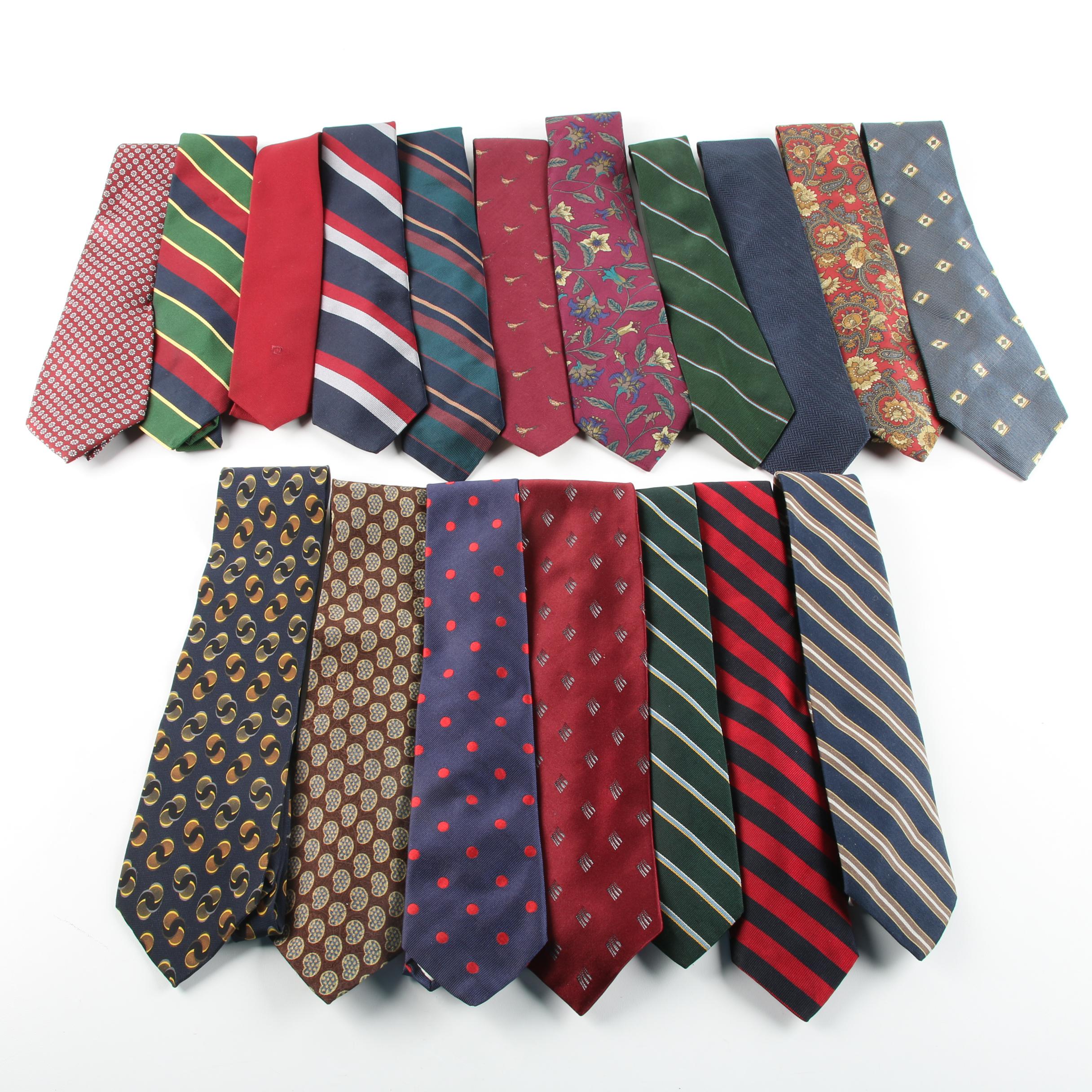 Men's Neckties Including Pierre Cardin, Joseph Abboud and Aquascutum