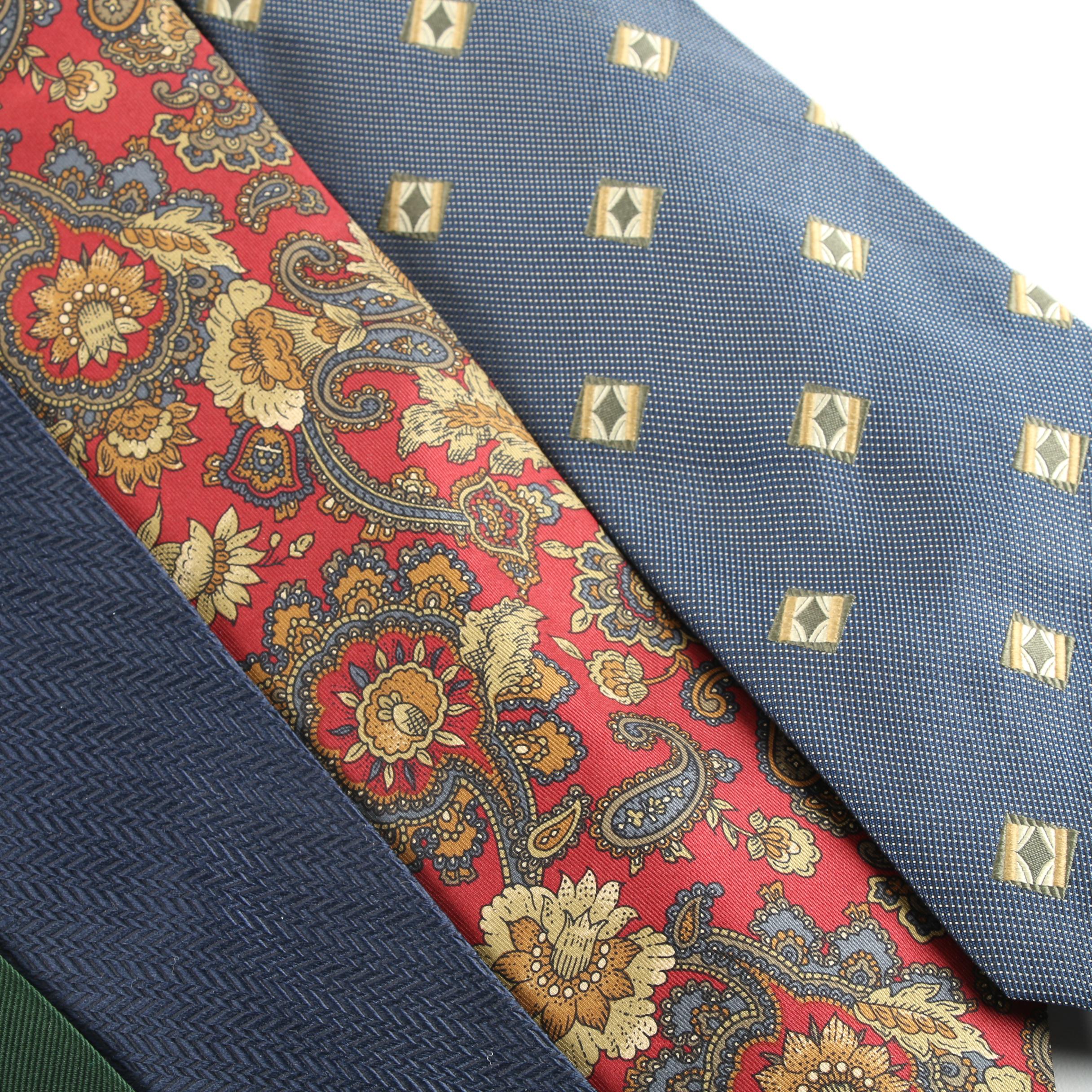 Men's Neckties Including Pierre Cardin, Joseph Abboud and Aquascutum