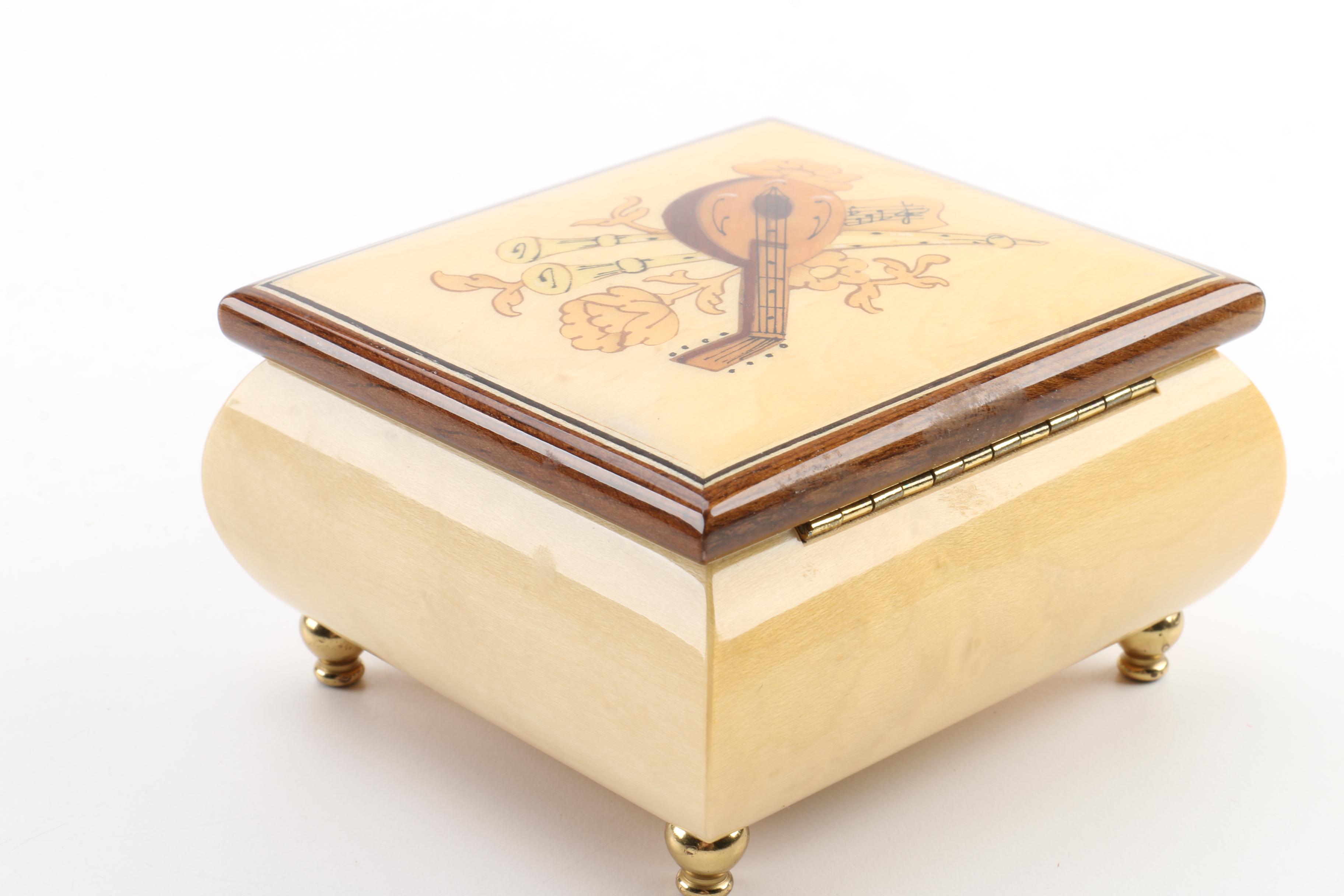 Mariorita "Isle of Capri" Inlay Music Box