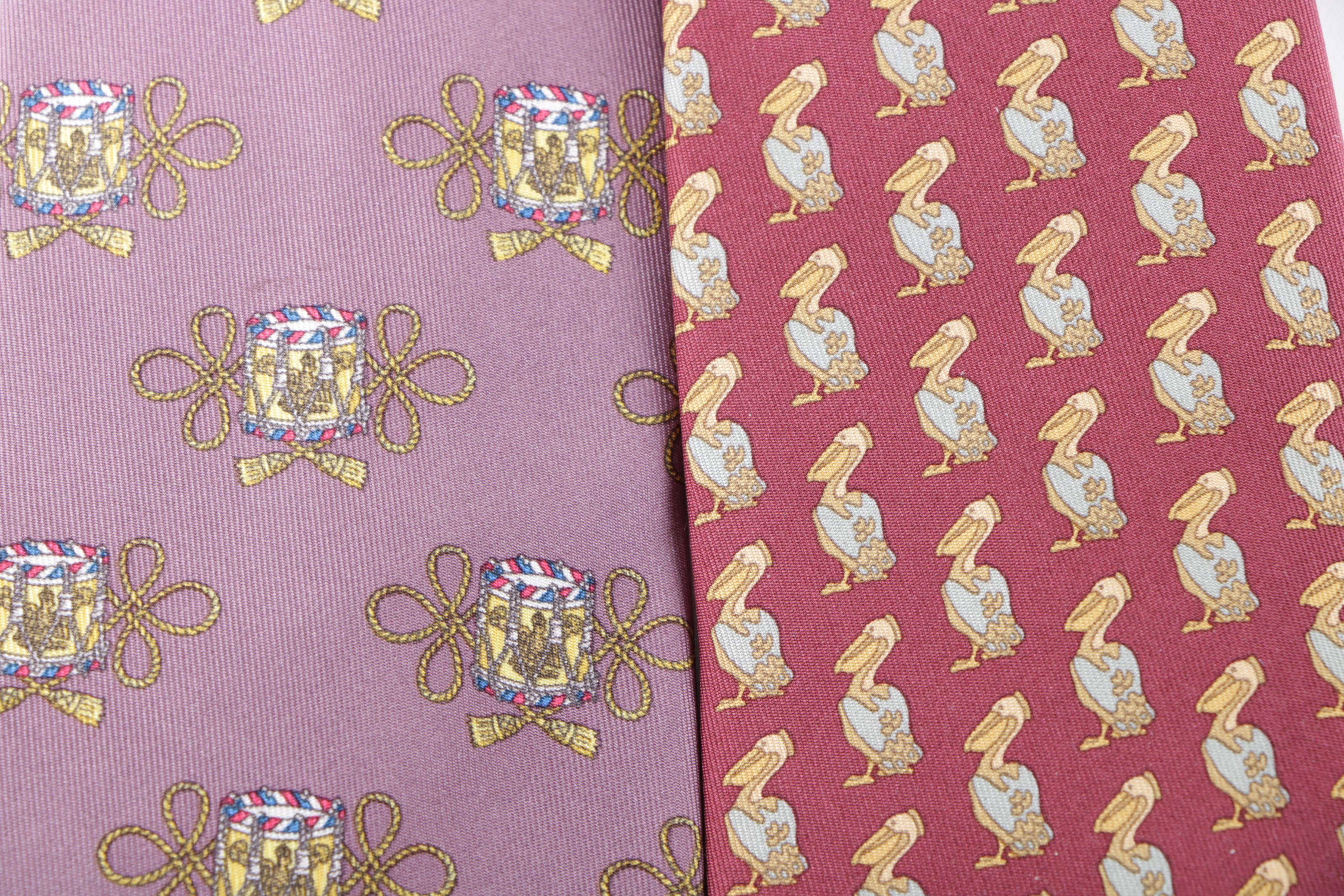 Vintage Hermès of Paris Silk Neckties