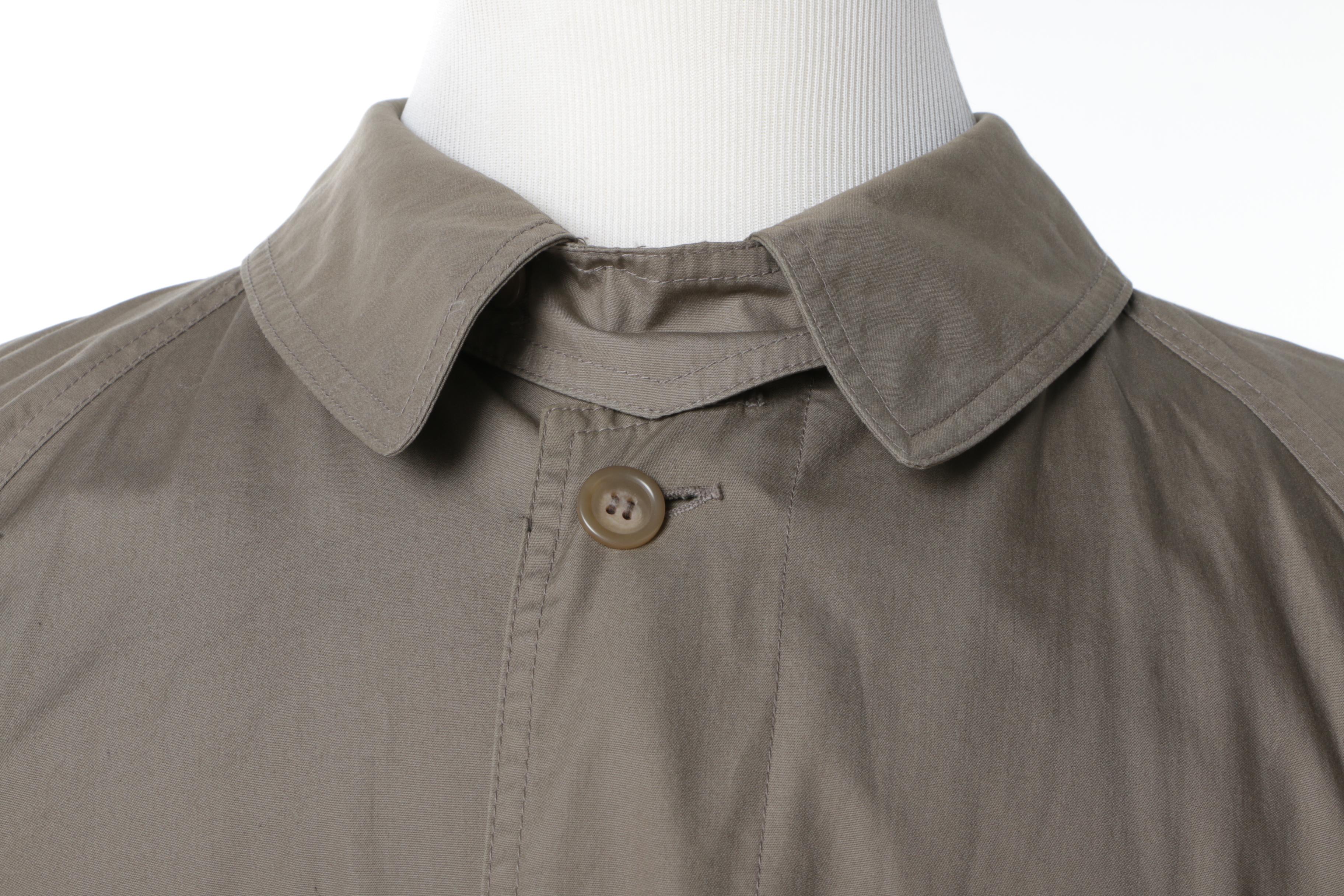 Men's Vintage Trench Coats Including Paul Stuart and Andrea Silardi