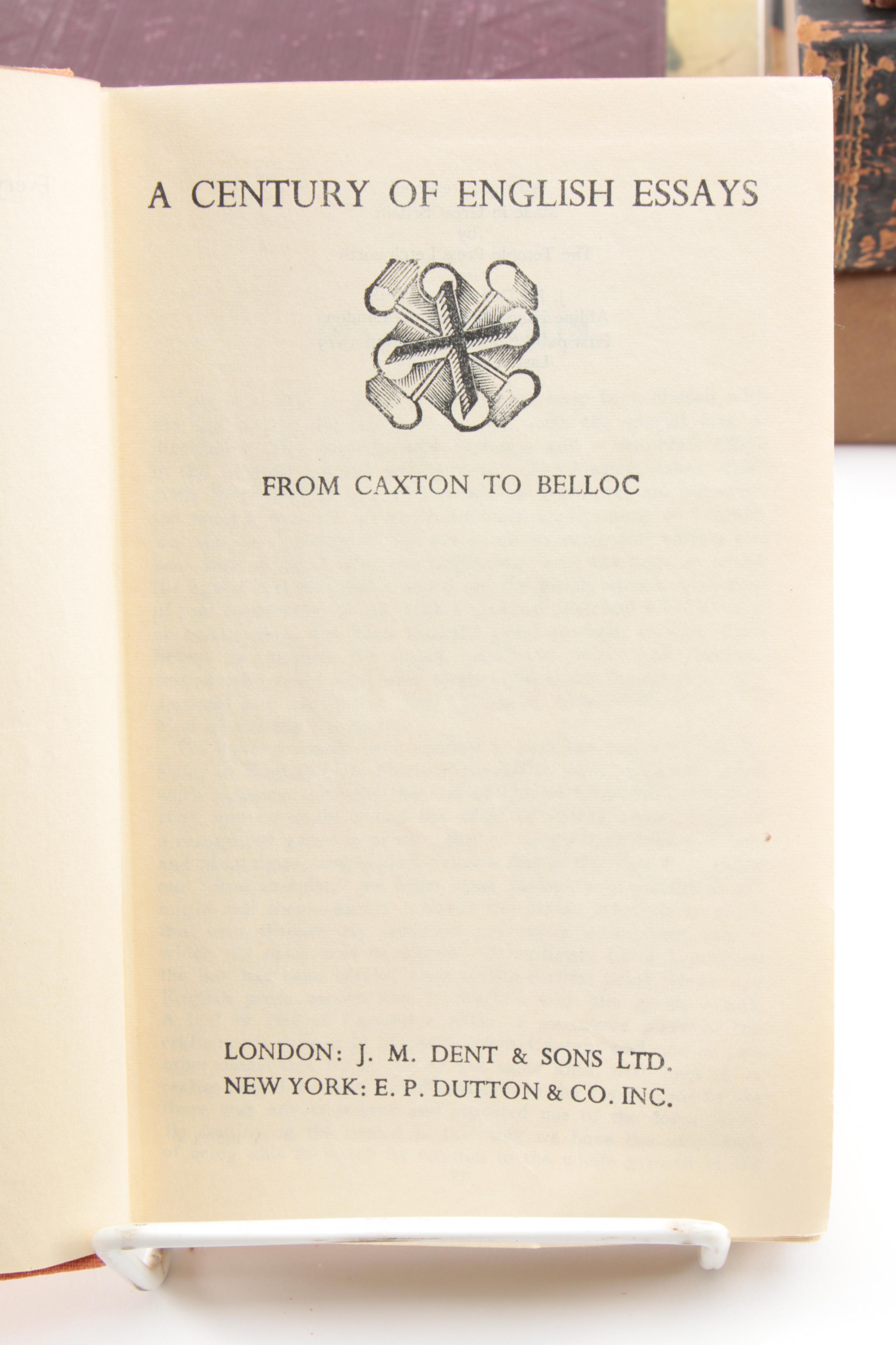 Antique Fiction and Non-Fiction Books Including "Pickwick Papers"