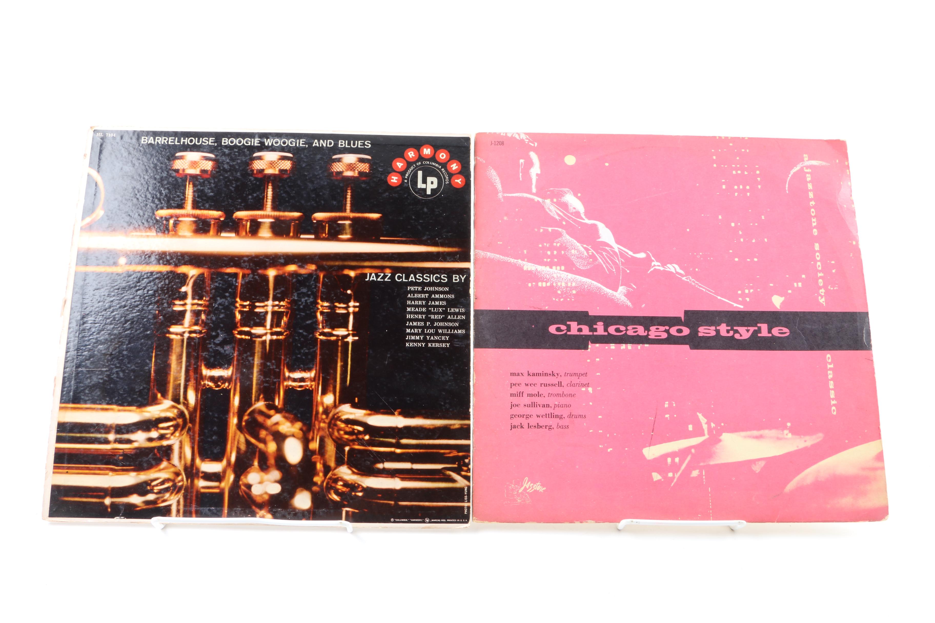 Vintage Jazz Records Featuring King Oliver and Thelonious Monk