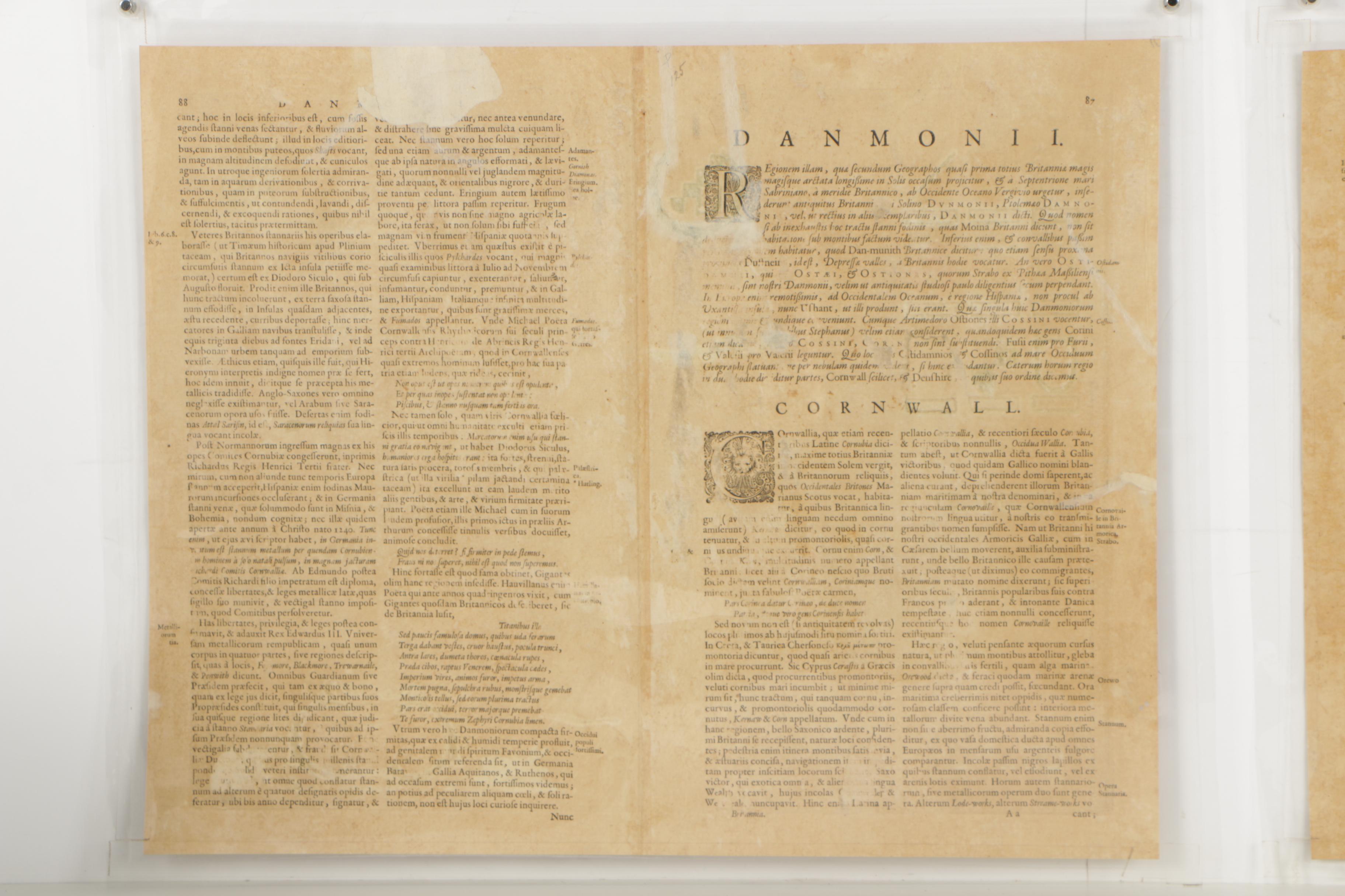 Two Willem & Jan Blaeu 17th Century Engraved Maps of Great Britian