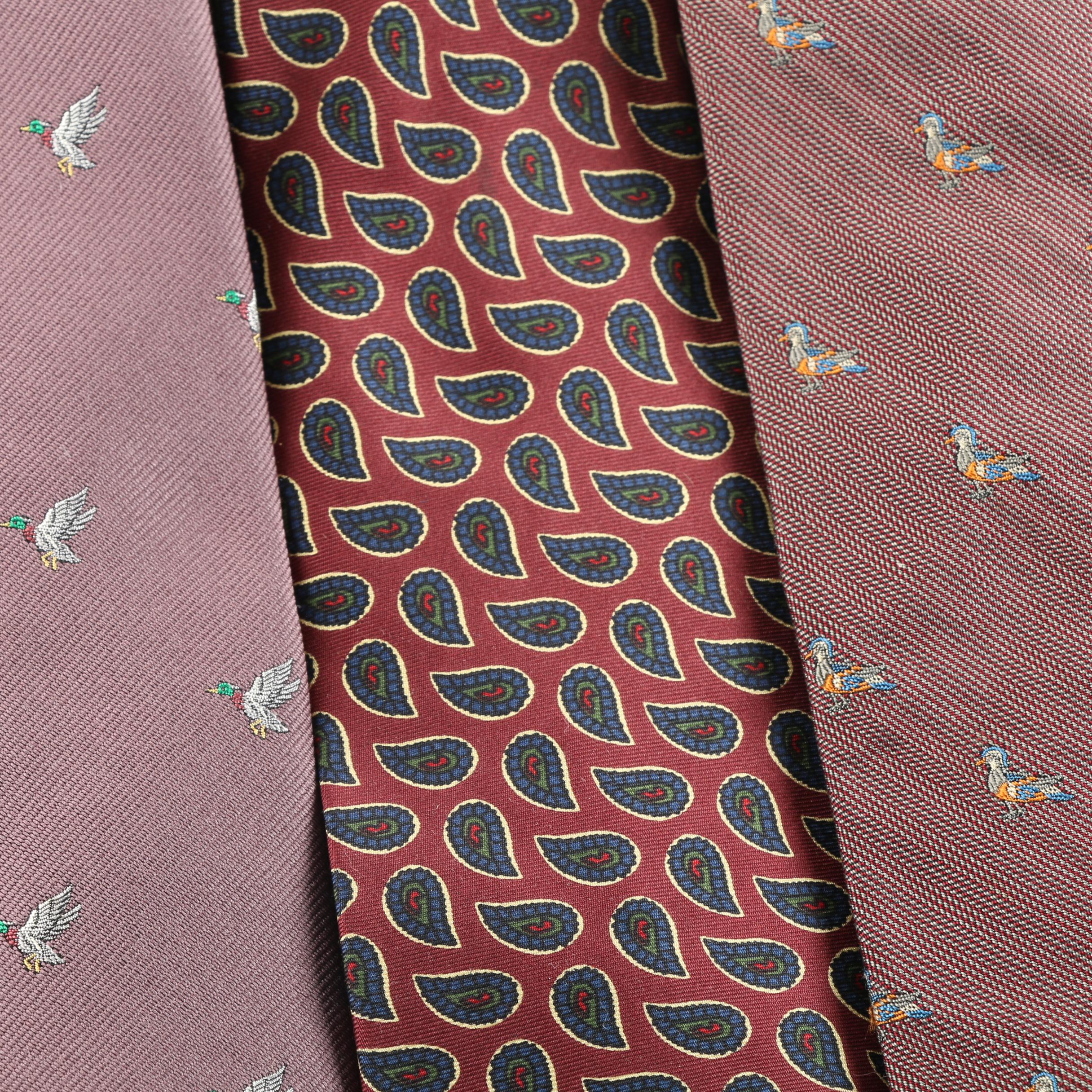 Vintage and Contemporary Neckties Including Brooks Brothers and Arthur A. Adler