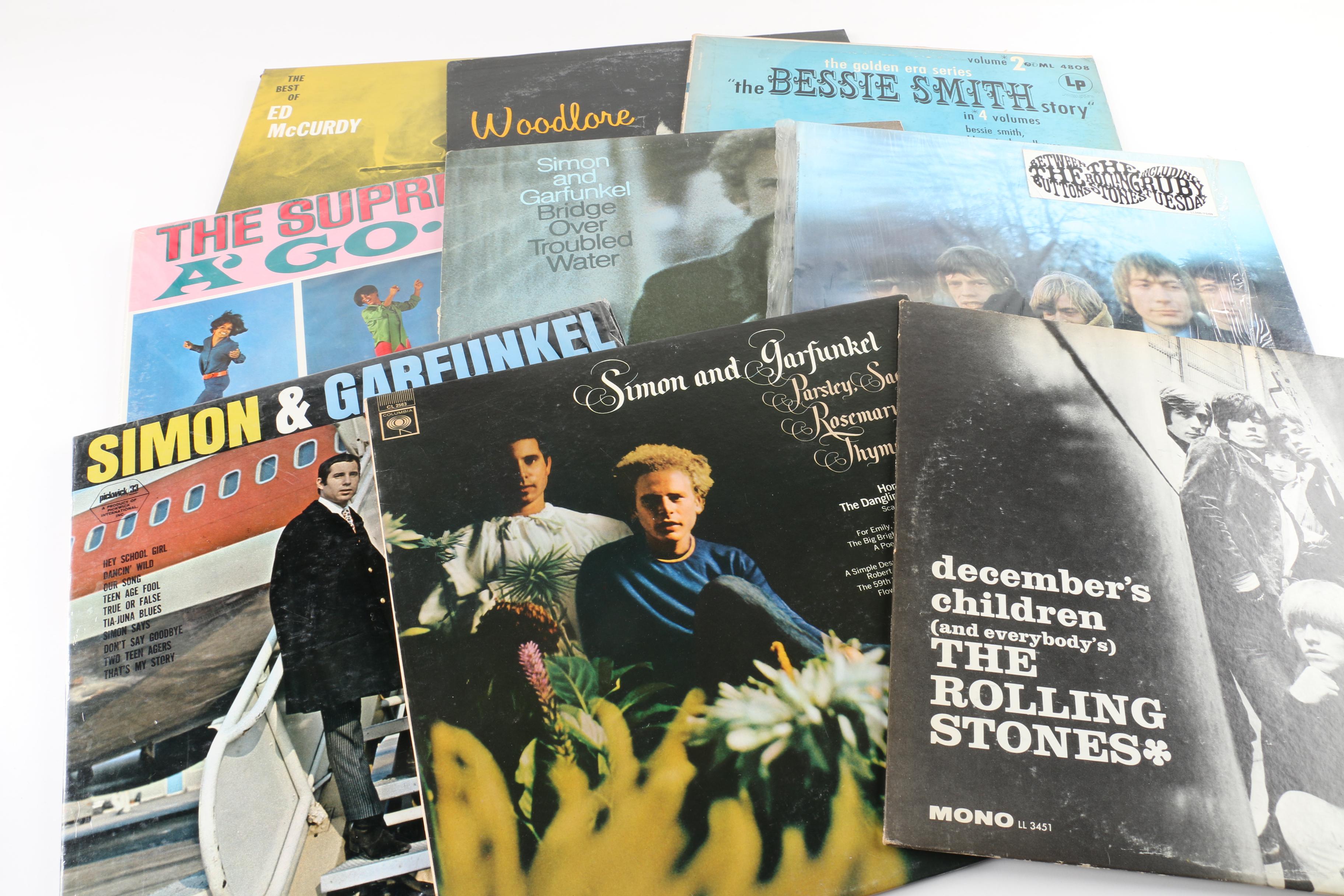 Vintage Rock and Folk Records Featuring The Rolling Stones