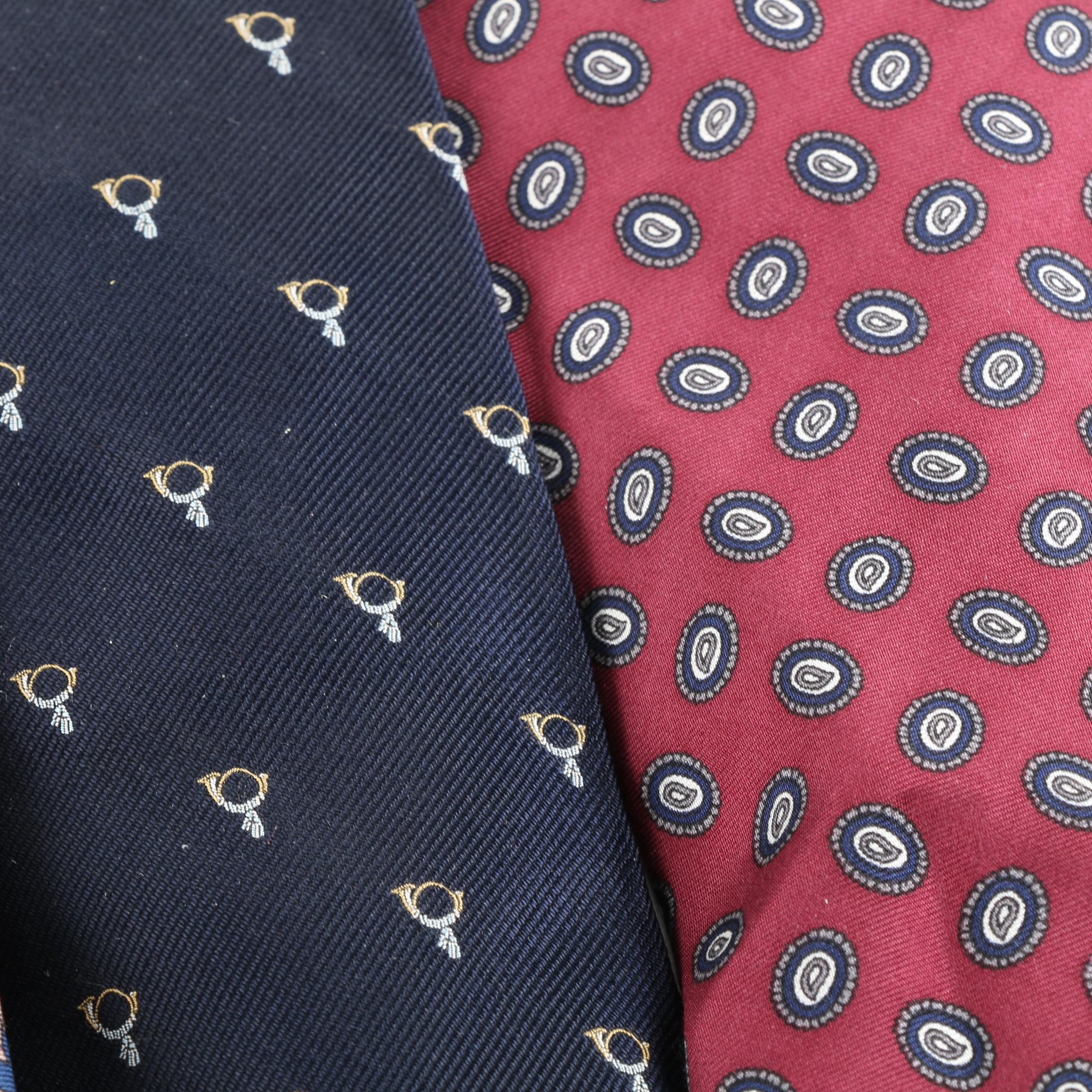 Vintage and Contemporary Neckties Including Brooks Brothers and Arthur A. Adler