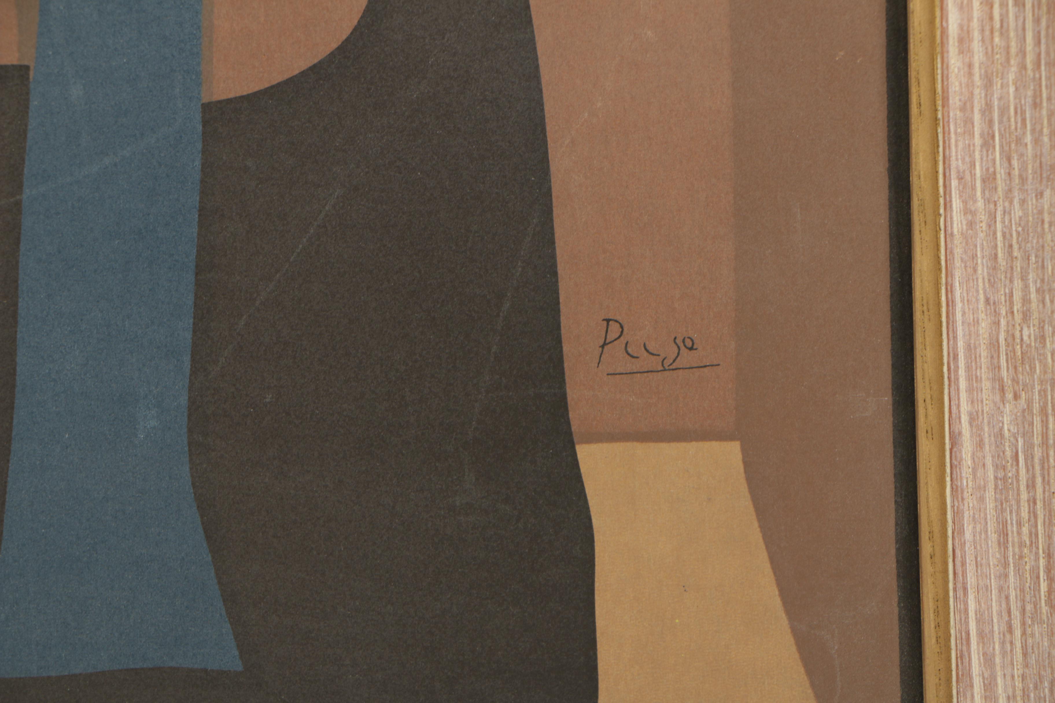 Serigraph After Pablo Picasso "Three Musicians"