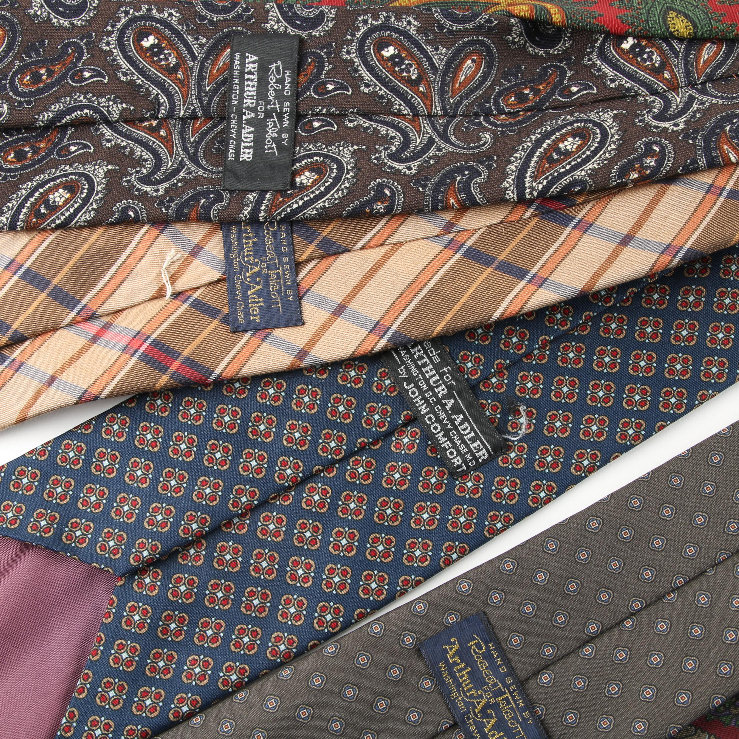 Men's Silk Neckties Including Lord & Taylor and The Burlington Knot