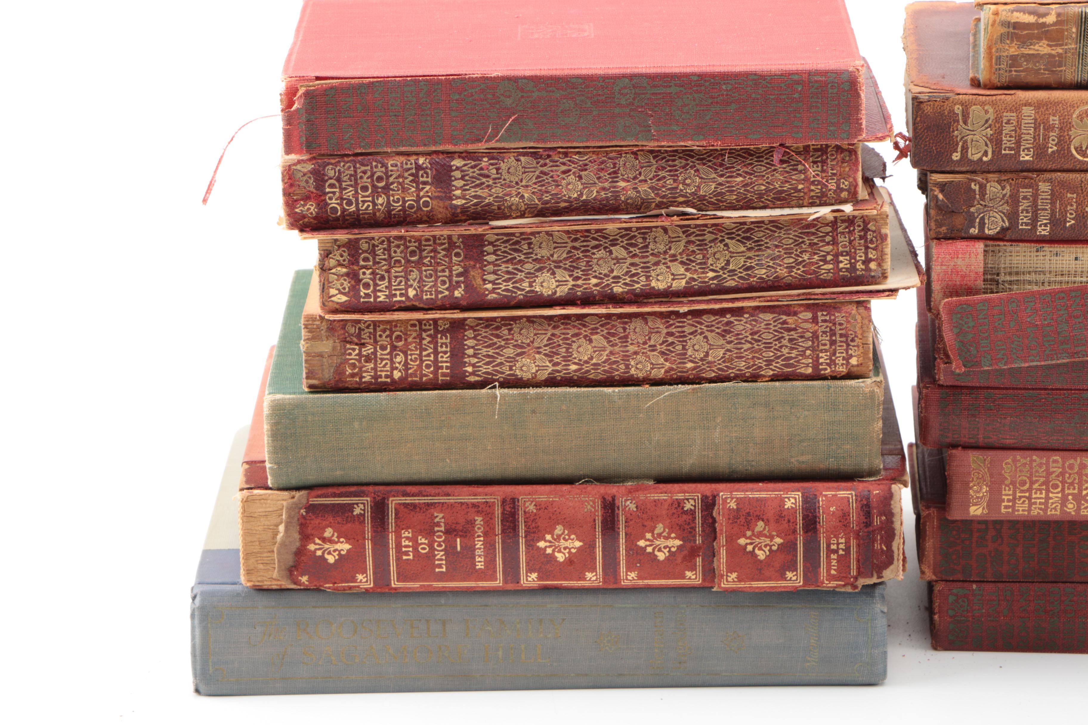 Vintage and Antique History Books