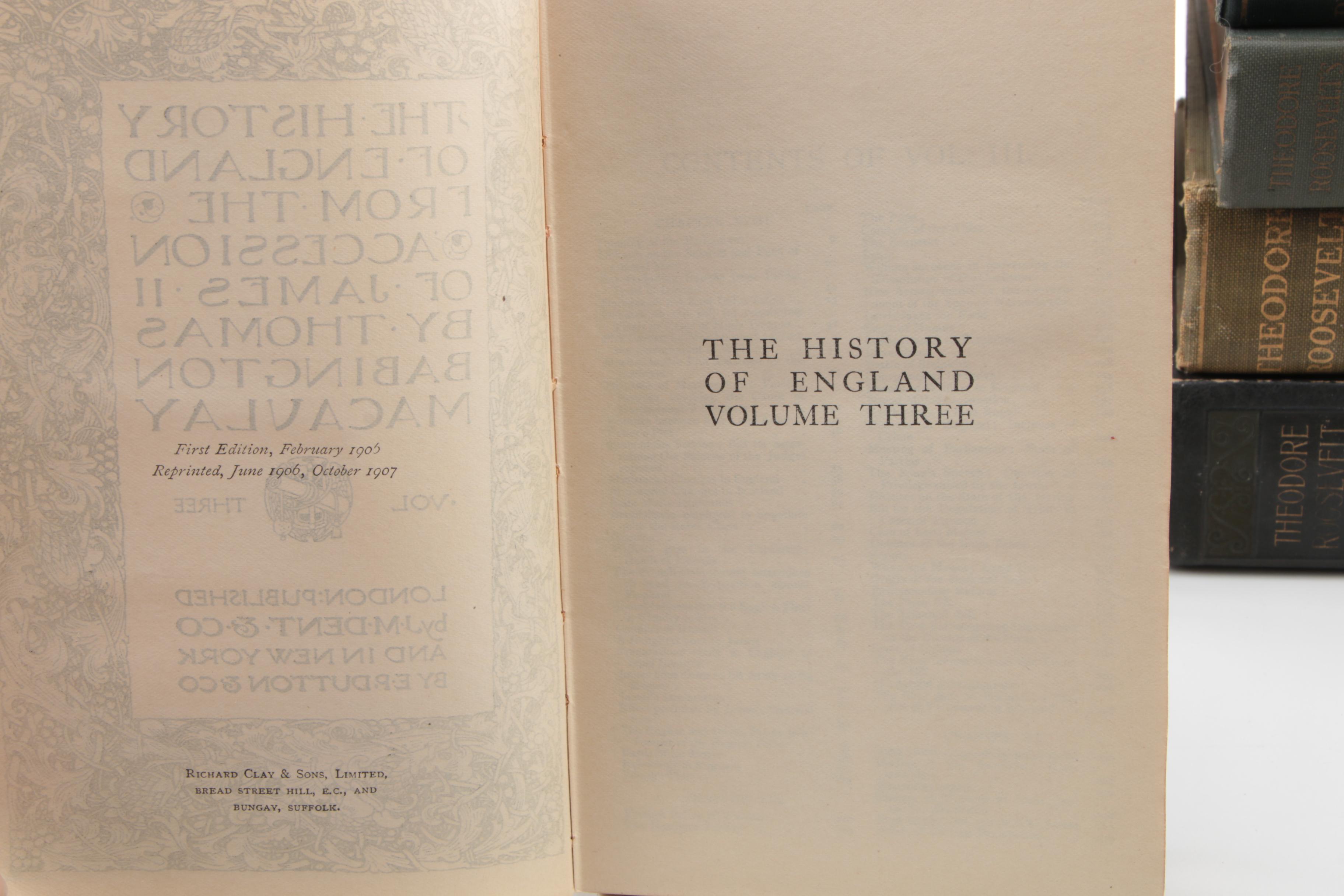 Vintage and Antique History Books