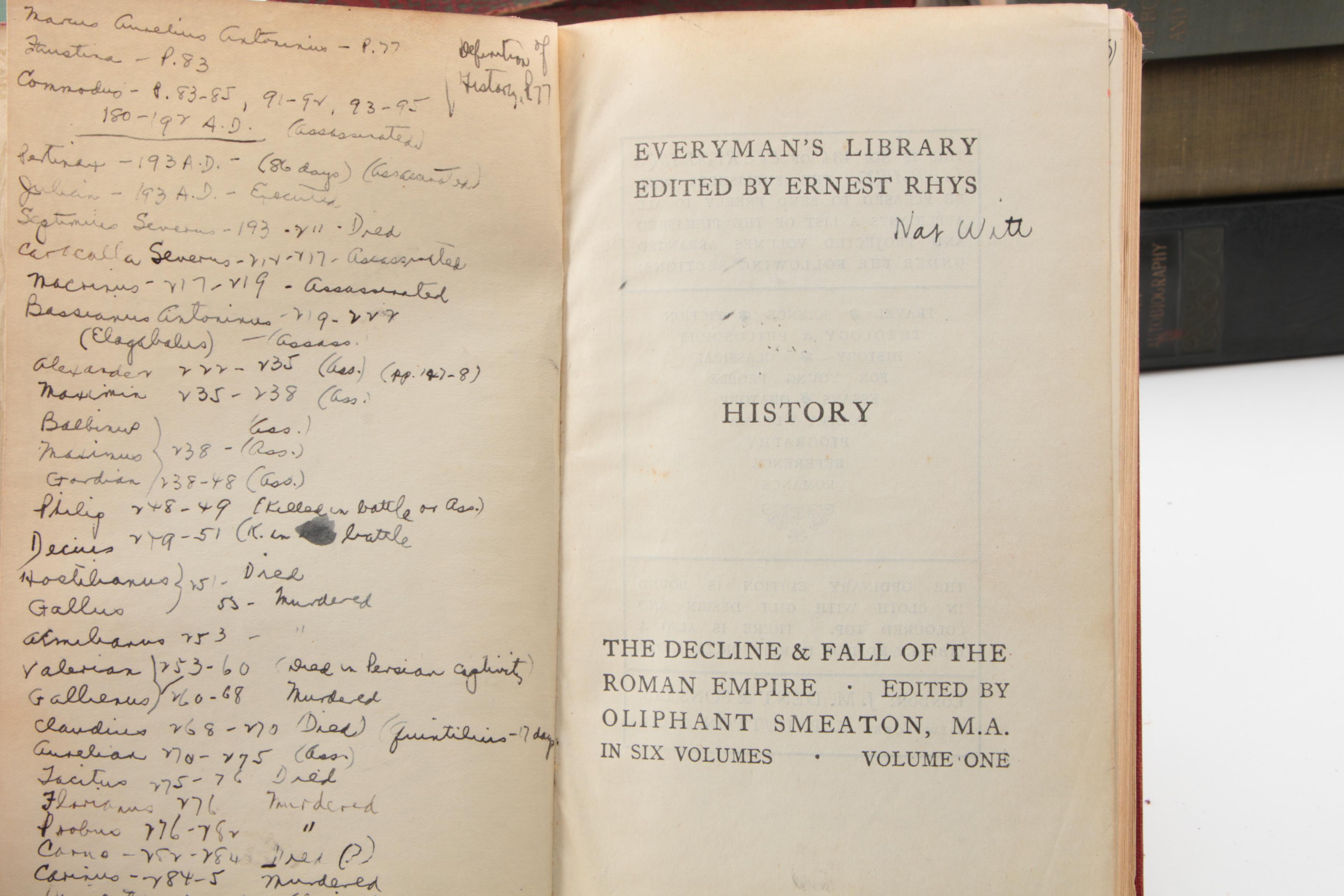 Vintage and Antique History Books