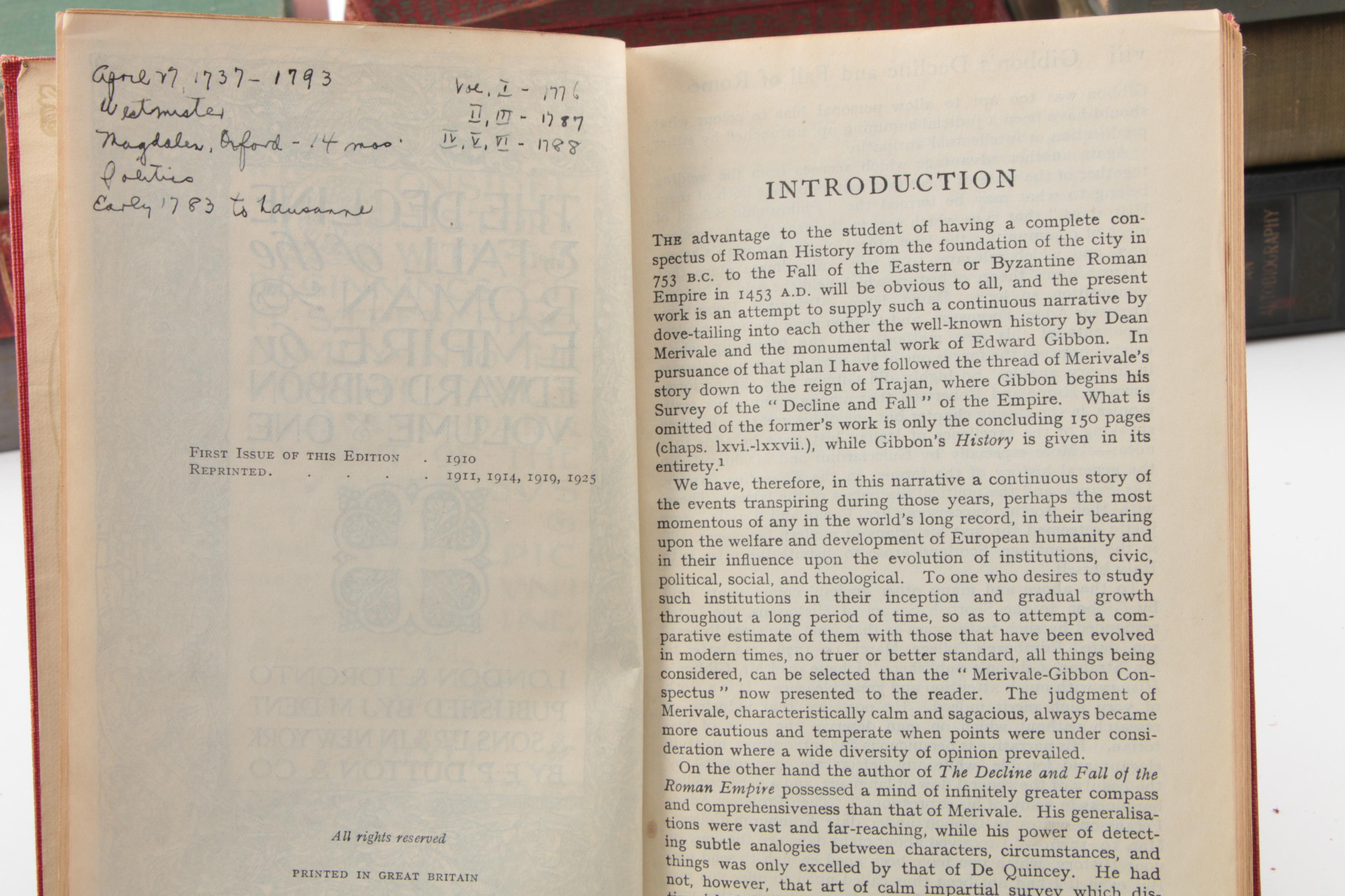 Vintage and Antique History Books