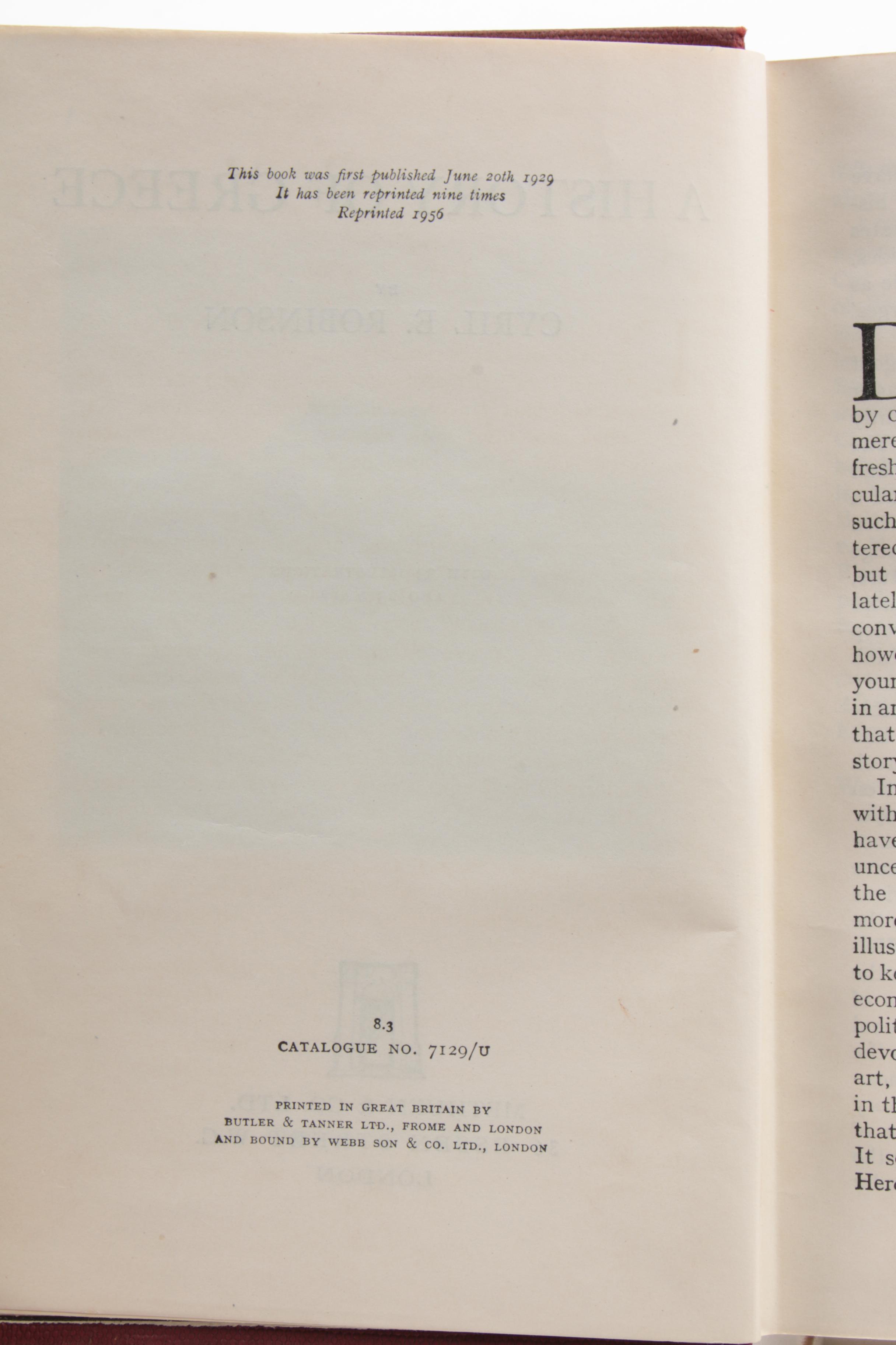 Vintage and Antique History Books