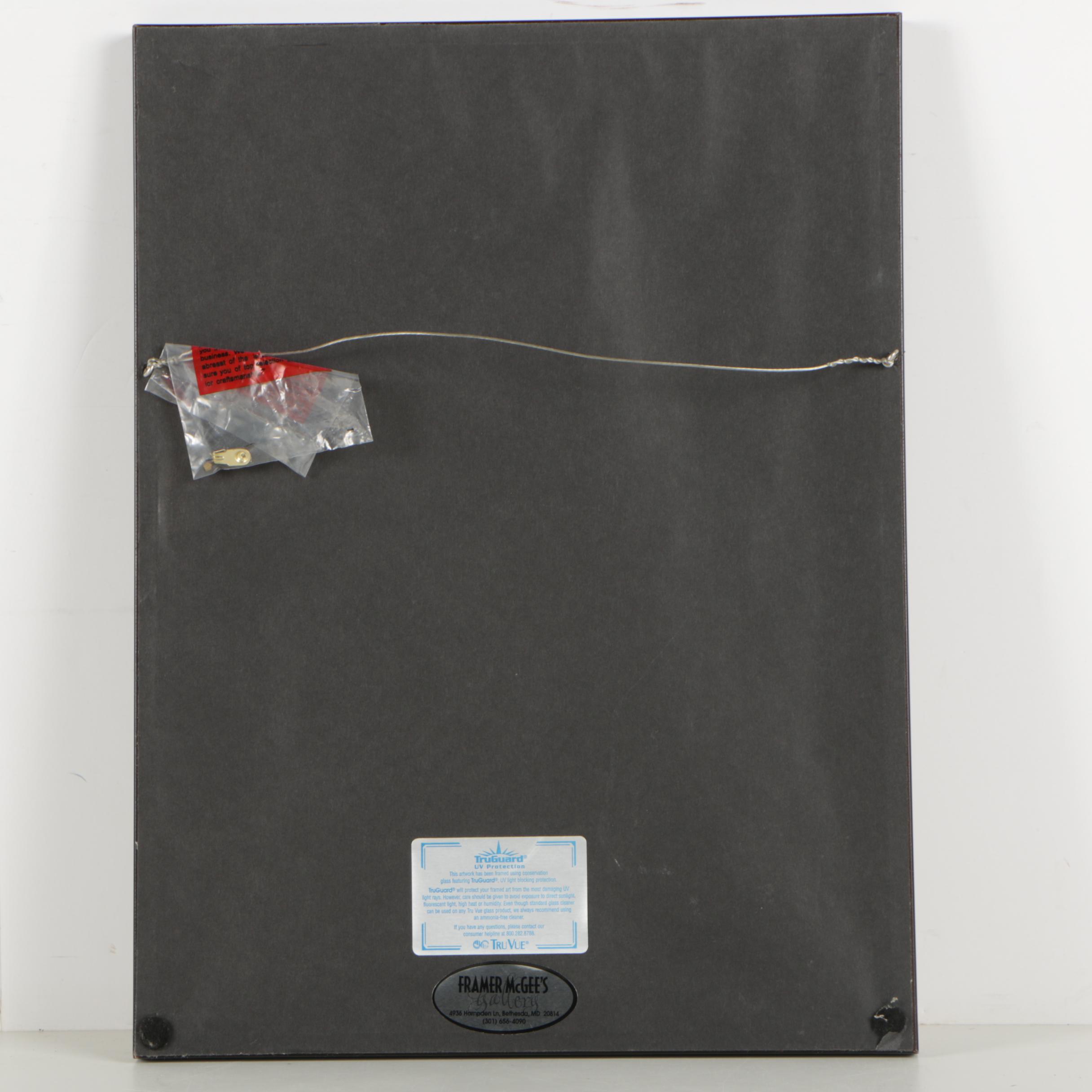 Lithograph After Edwin Davis French "Bookplate of W. K. Bixby"