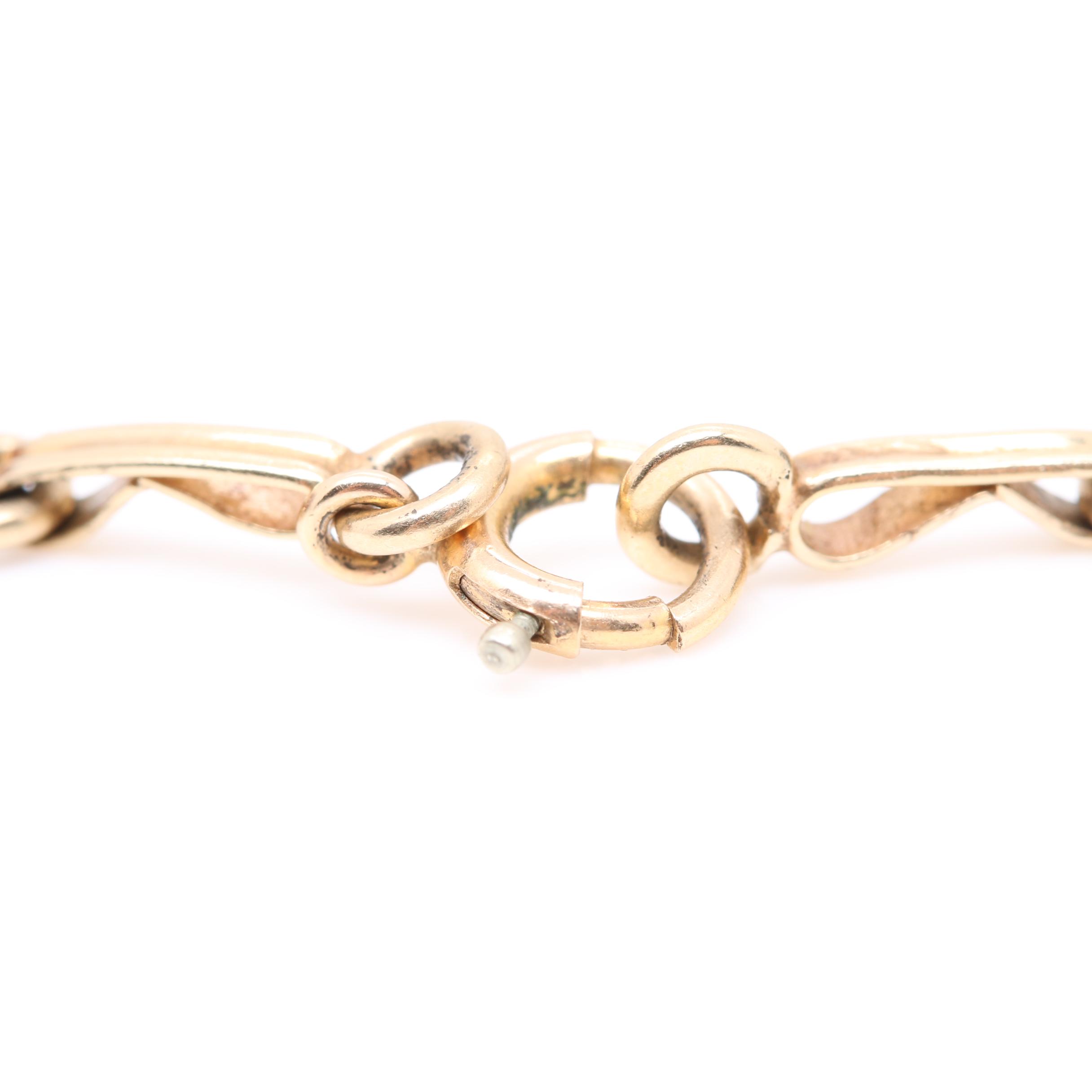 14K Yellow Gold Multi-Gemstone Carved Scarab Motif Bracelet