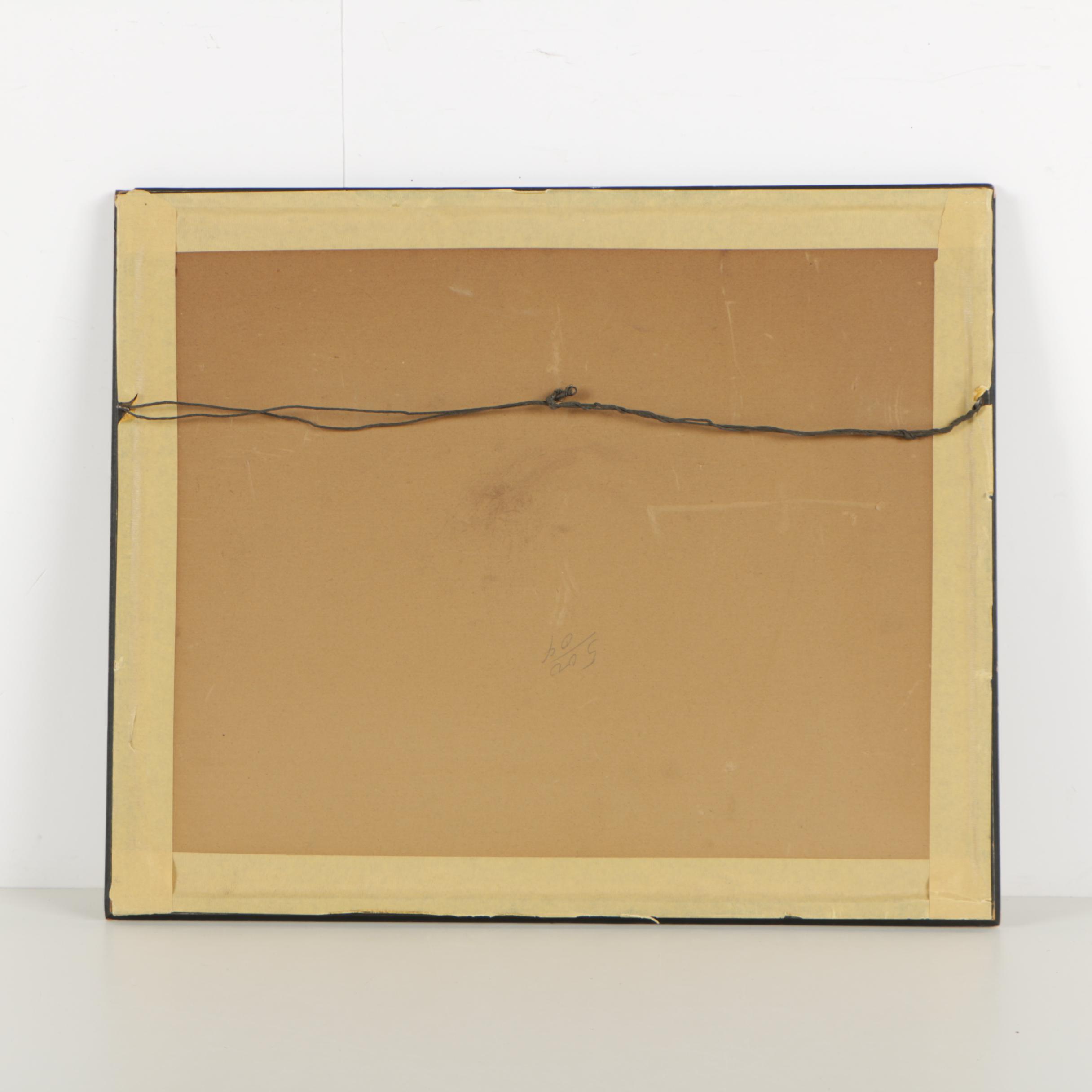 Engraving After  Edwin Henry Landseer "A Jack in Office"