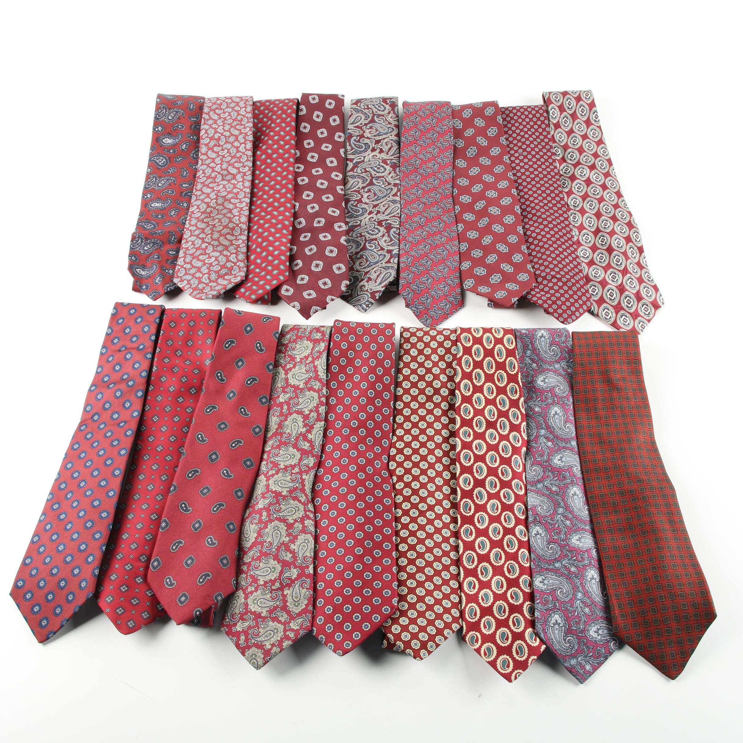 Men's Neckties Including Brooks Brothers, Britches of Georgetowne and Vintage