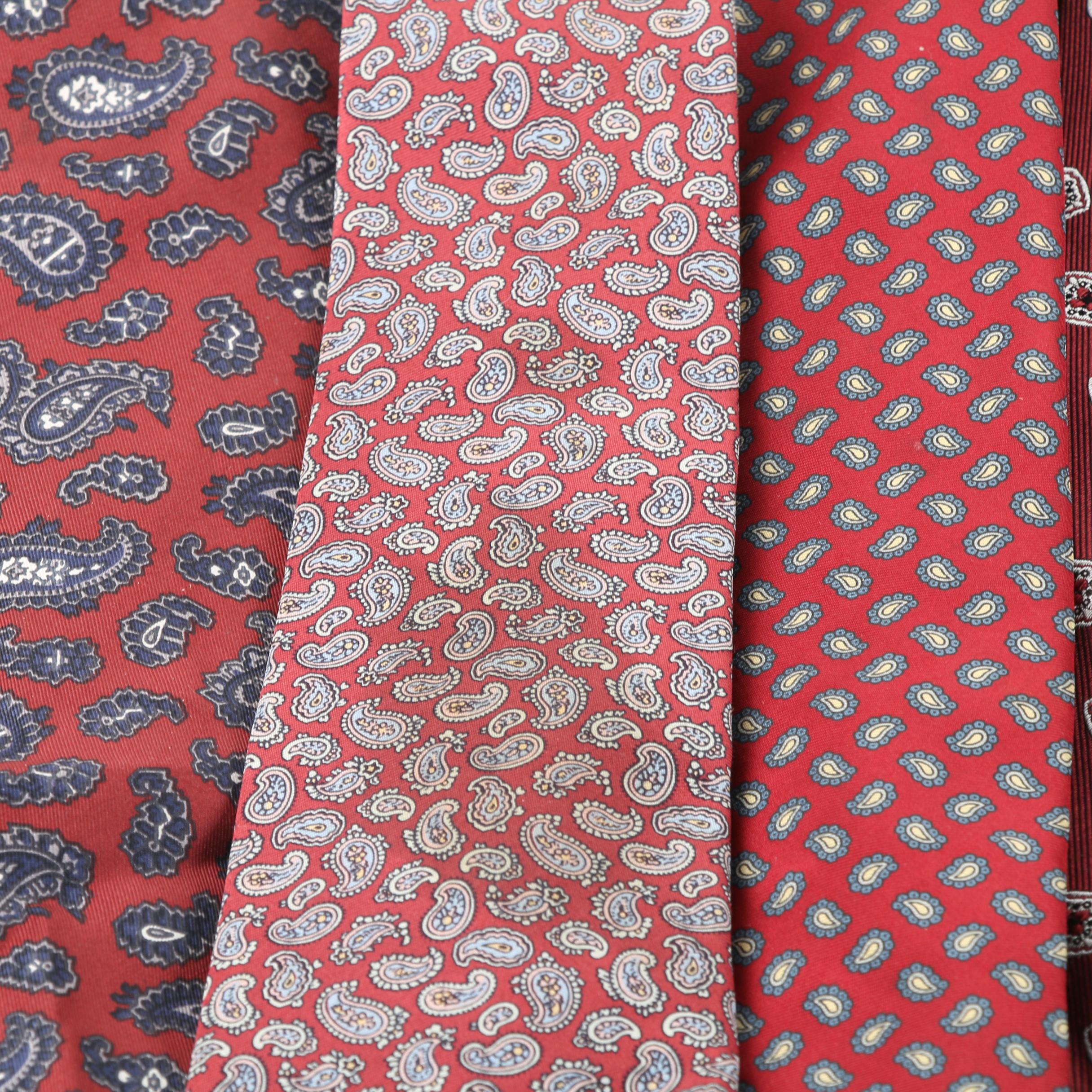Men's Neckties Including Brooks Brothers, Britches of Georgetowne and Vintage
