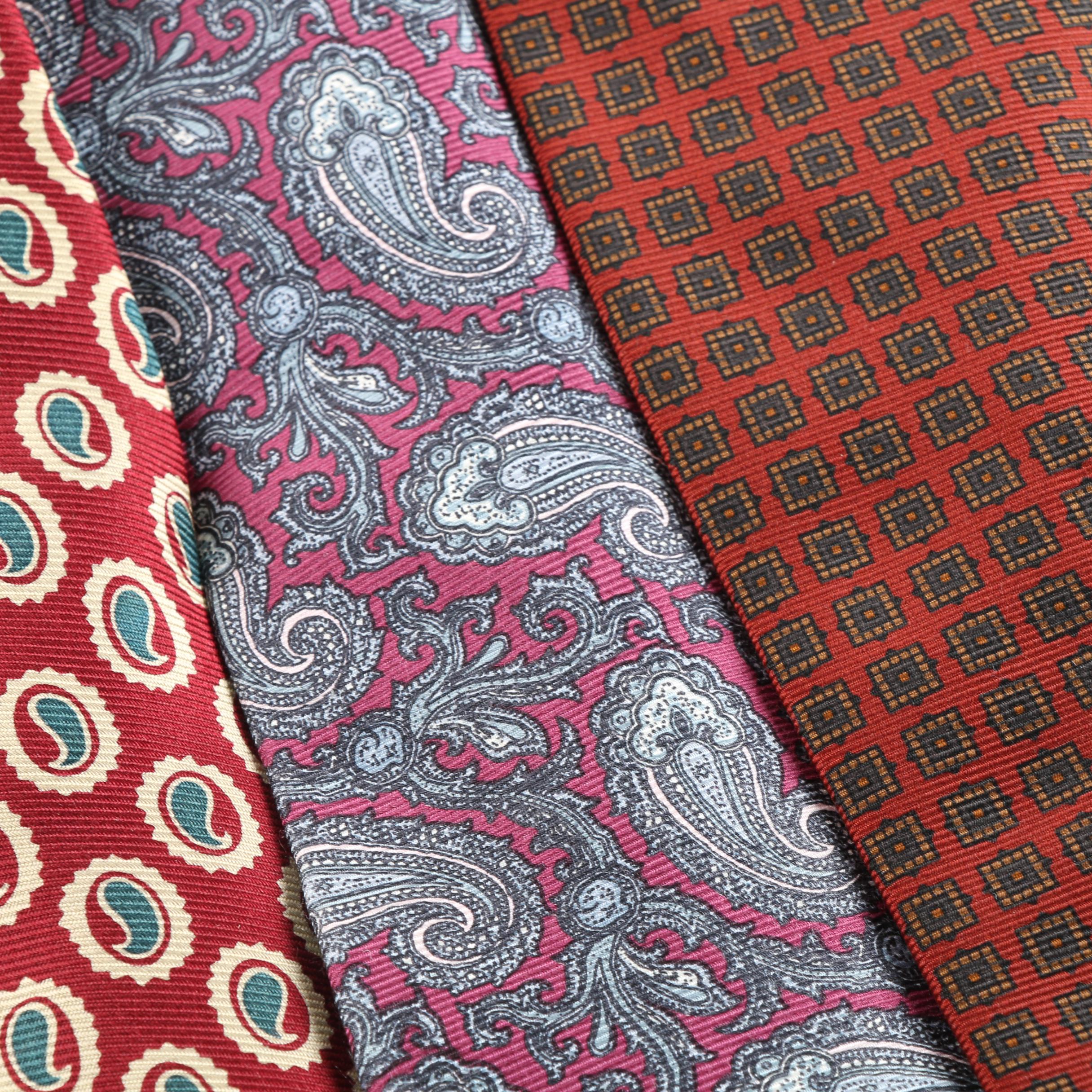 Men's Neckties Including Brooks Brothers, Britches of Georgetowne and Vintage