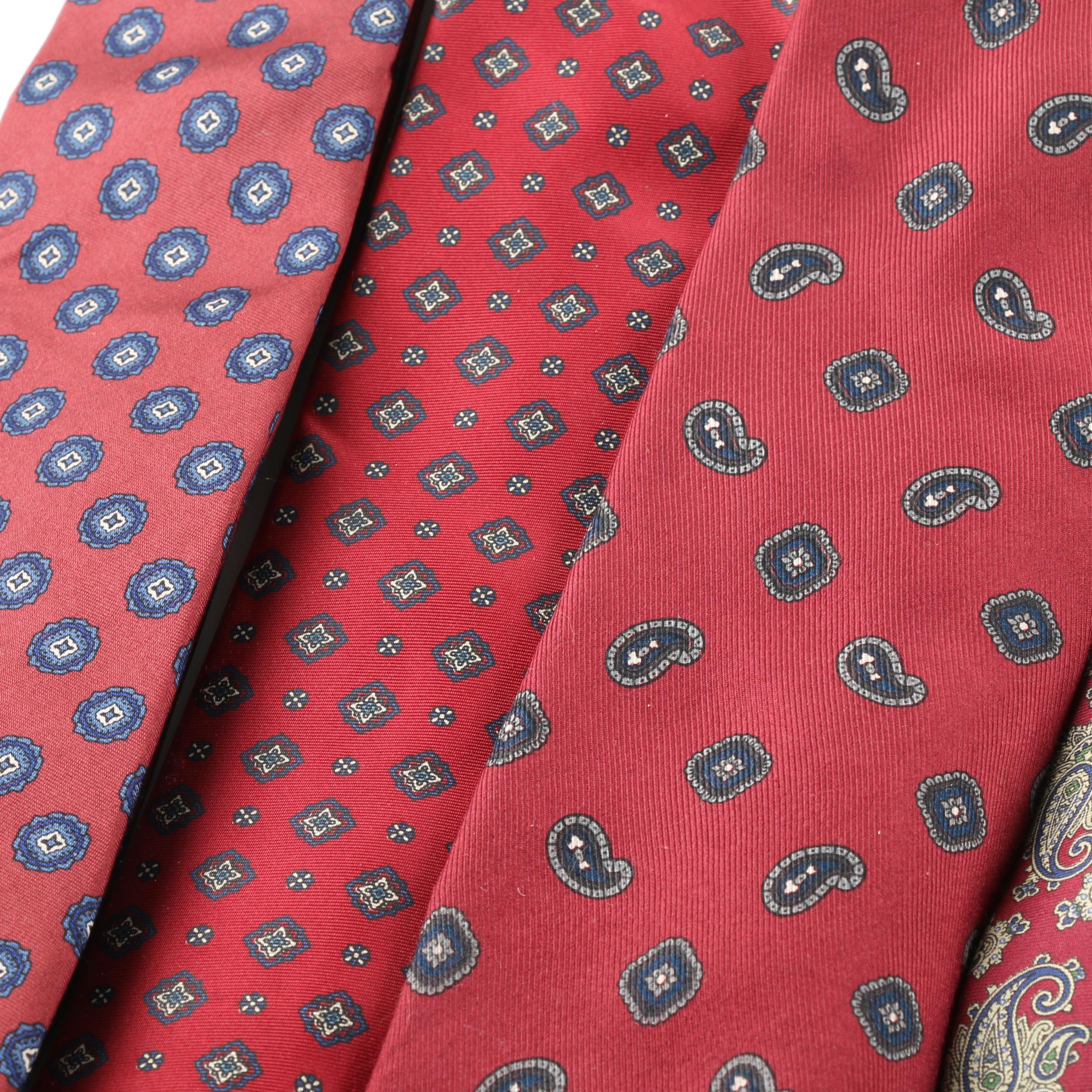 Men's Neckties Including Brooks Brothers, Britches of Georgetowne and Vintage