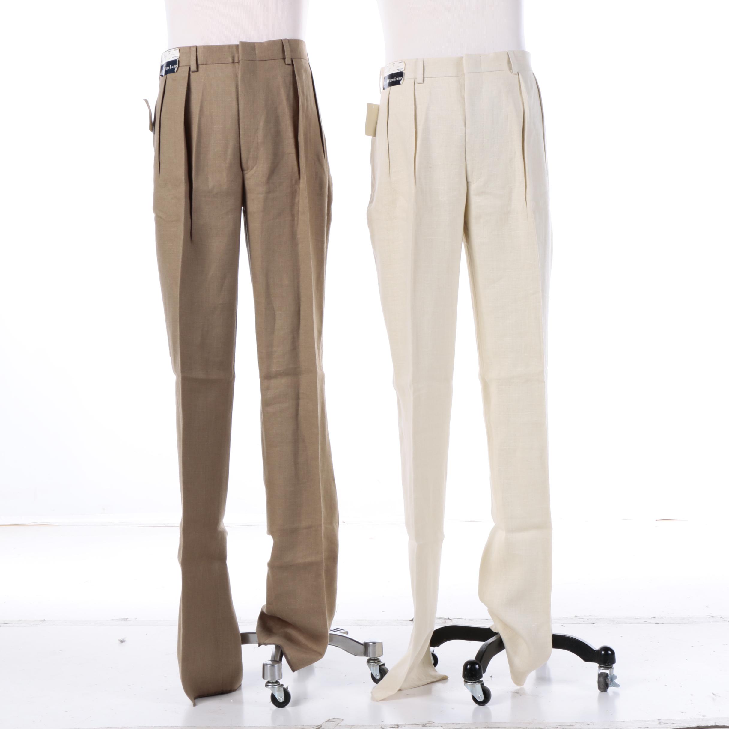 Men's Polo by Ralph Lauren Siena Linen Pants