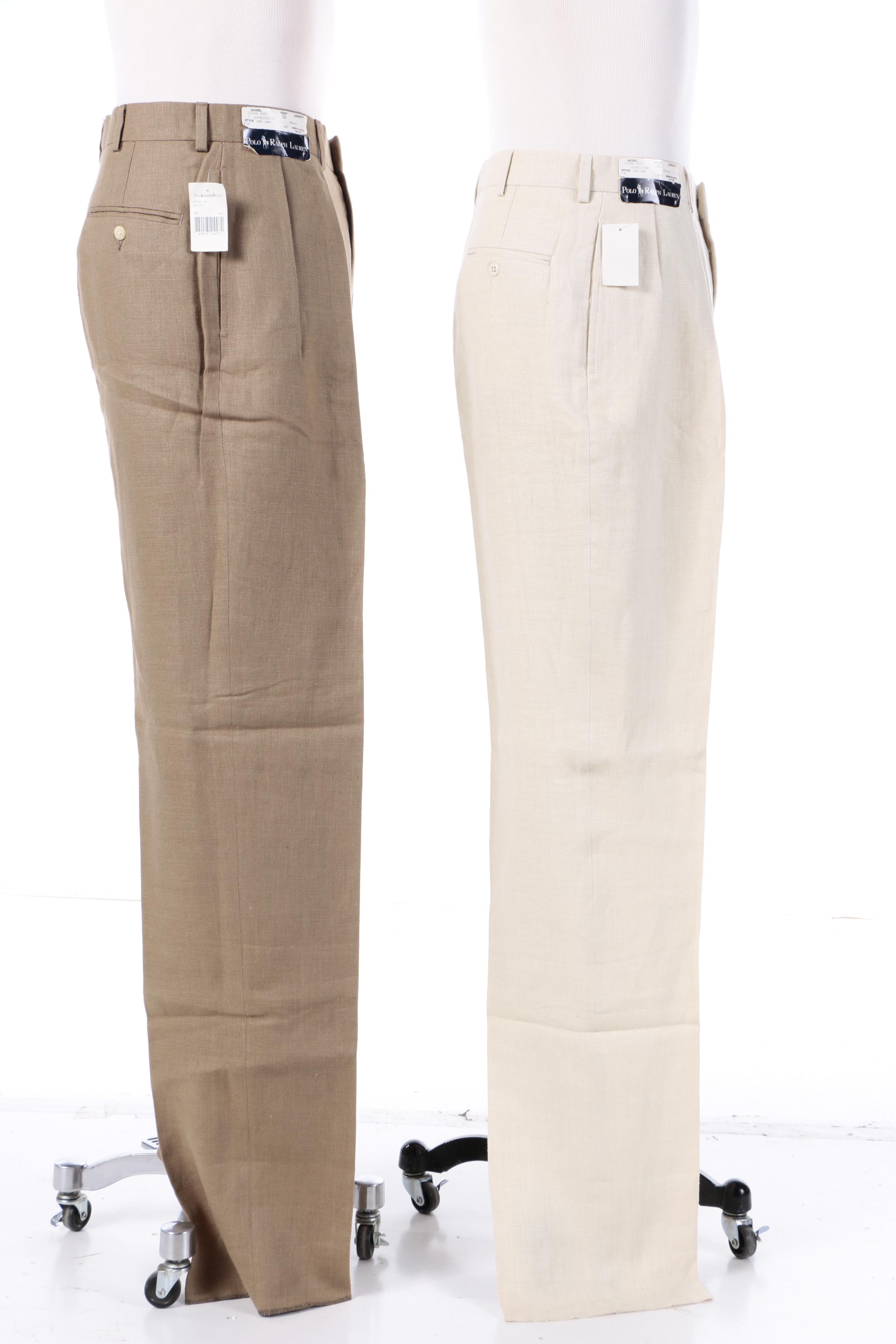 Men's Polo by Ralph Lauren Siena Linen Pants