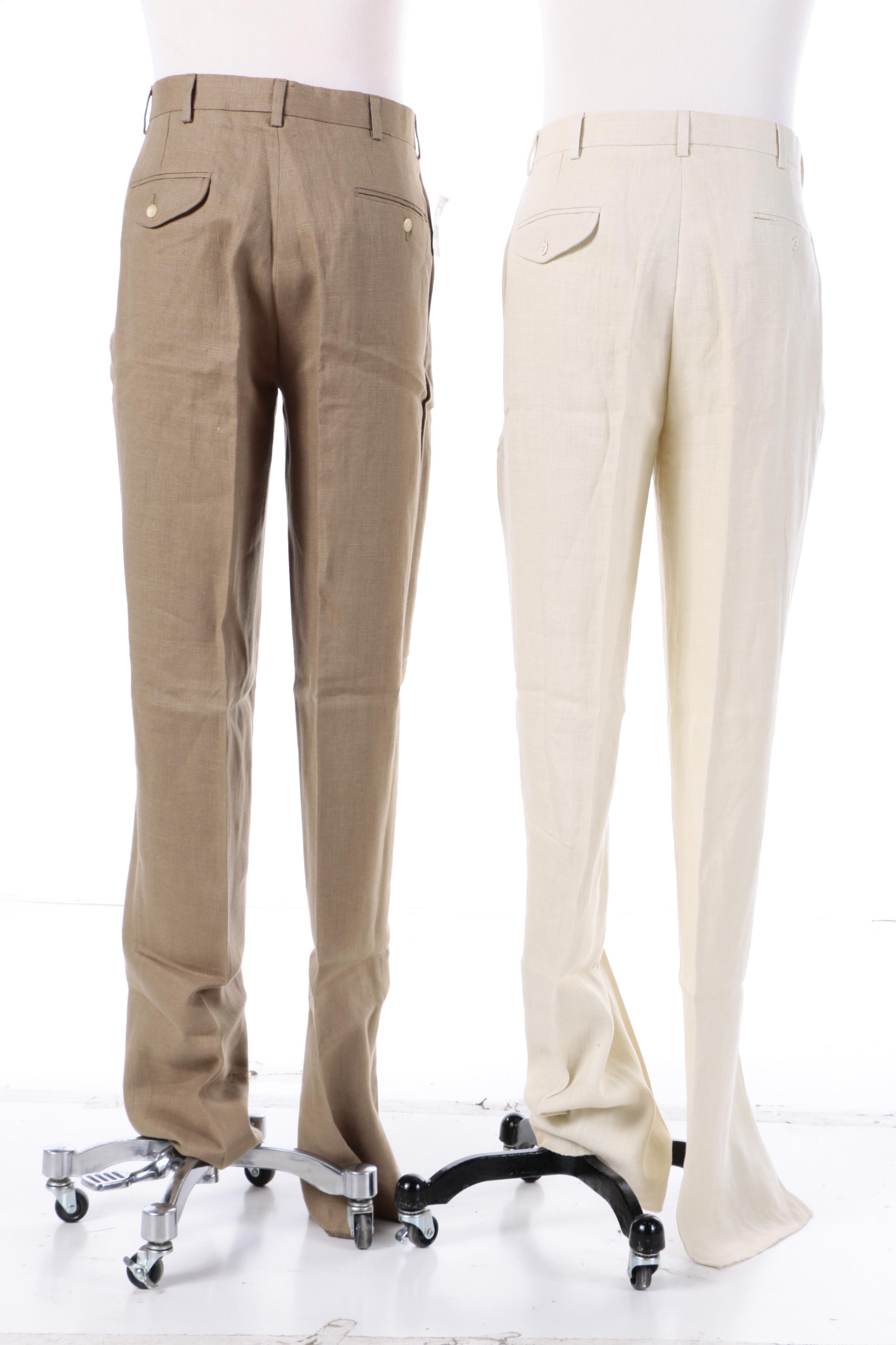 Men's Polo by Ralph Lauren Siena Linen Pants
