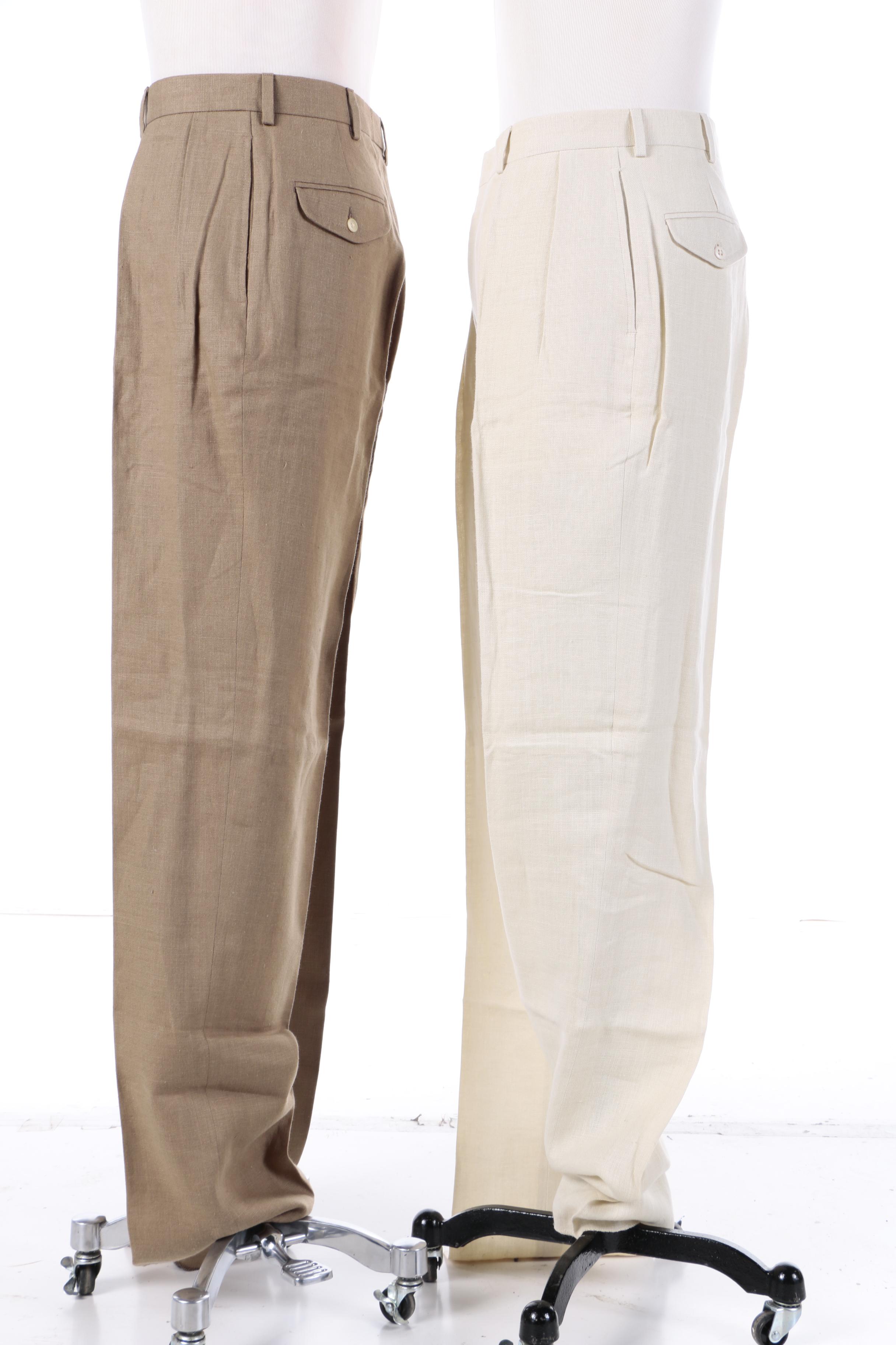 Men's Polo by Ralph Lauren Siena Linen Pants