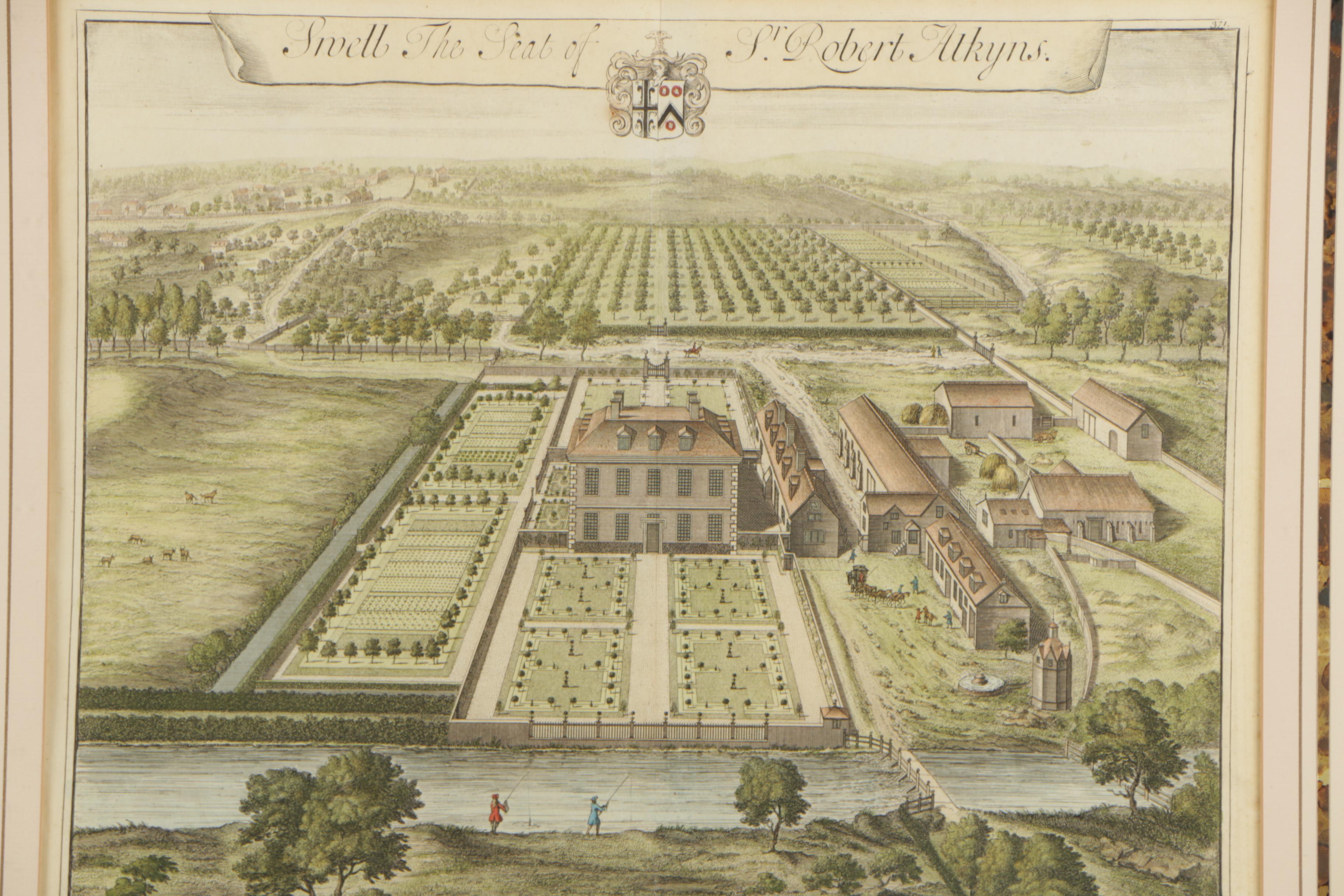 Jan Kip Engraving "Swell The Seat of Sr. Robert Atykyns"