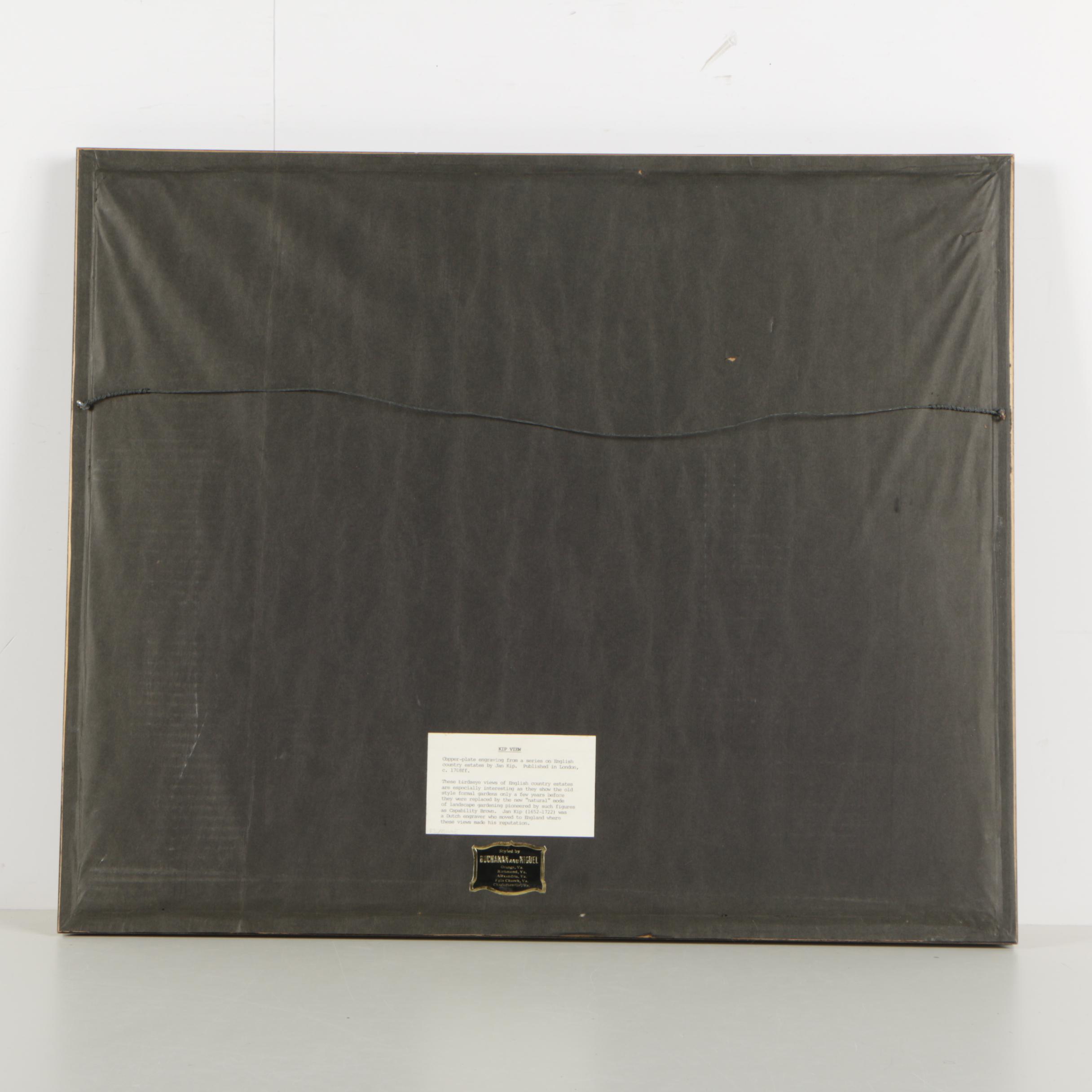 Jan Kip Engraving "Swell The Seat of Sr. Robert Atykyns"