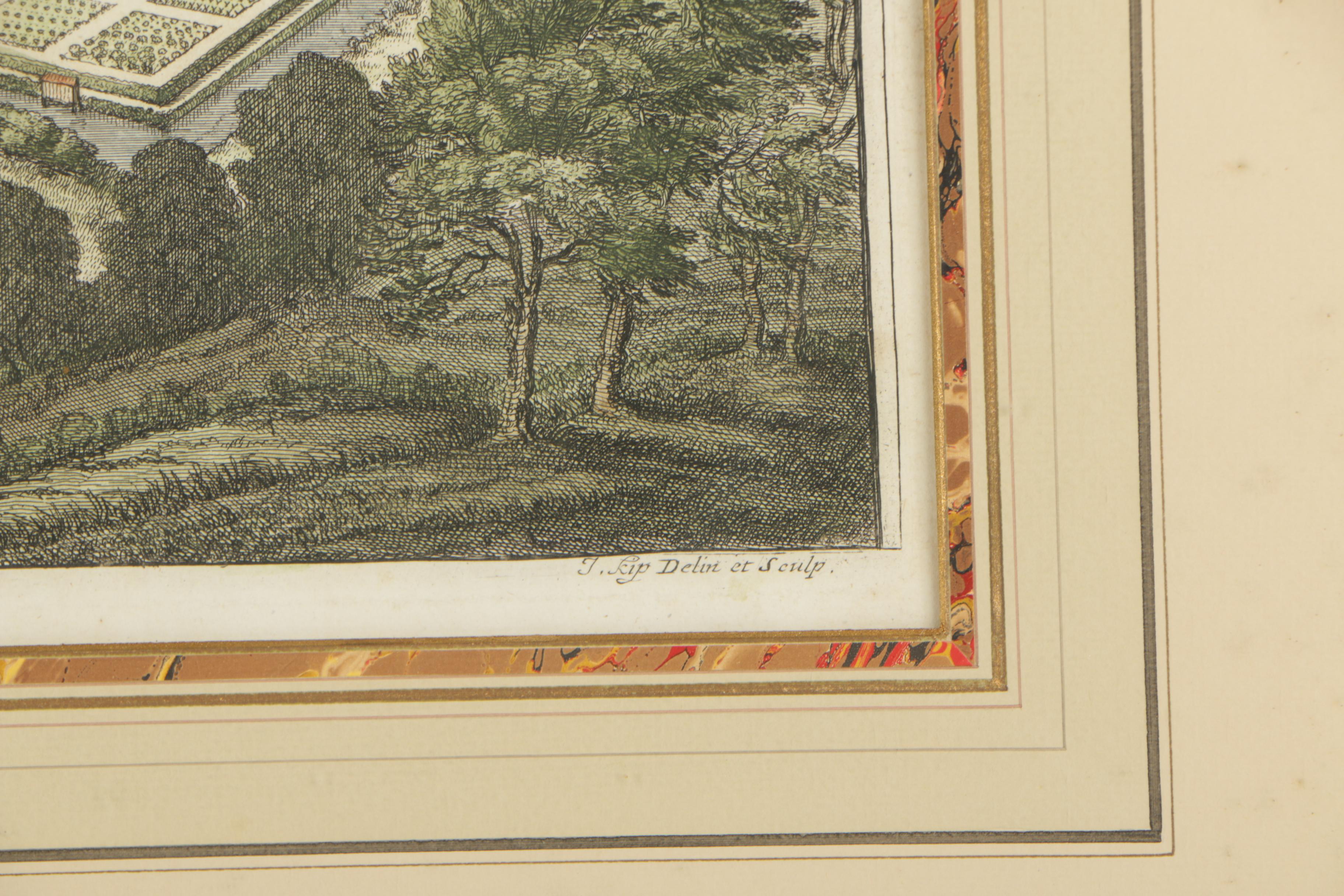 Jan Kip Engraving of "Flaxley the Seat of Mrs. Bovey"