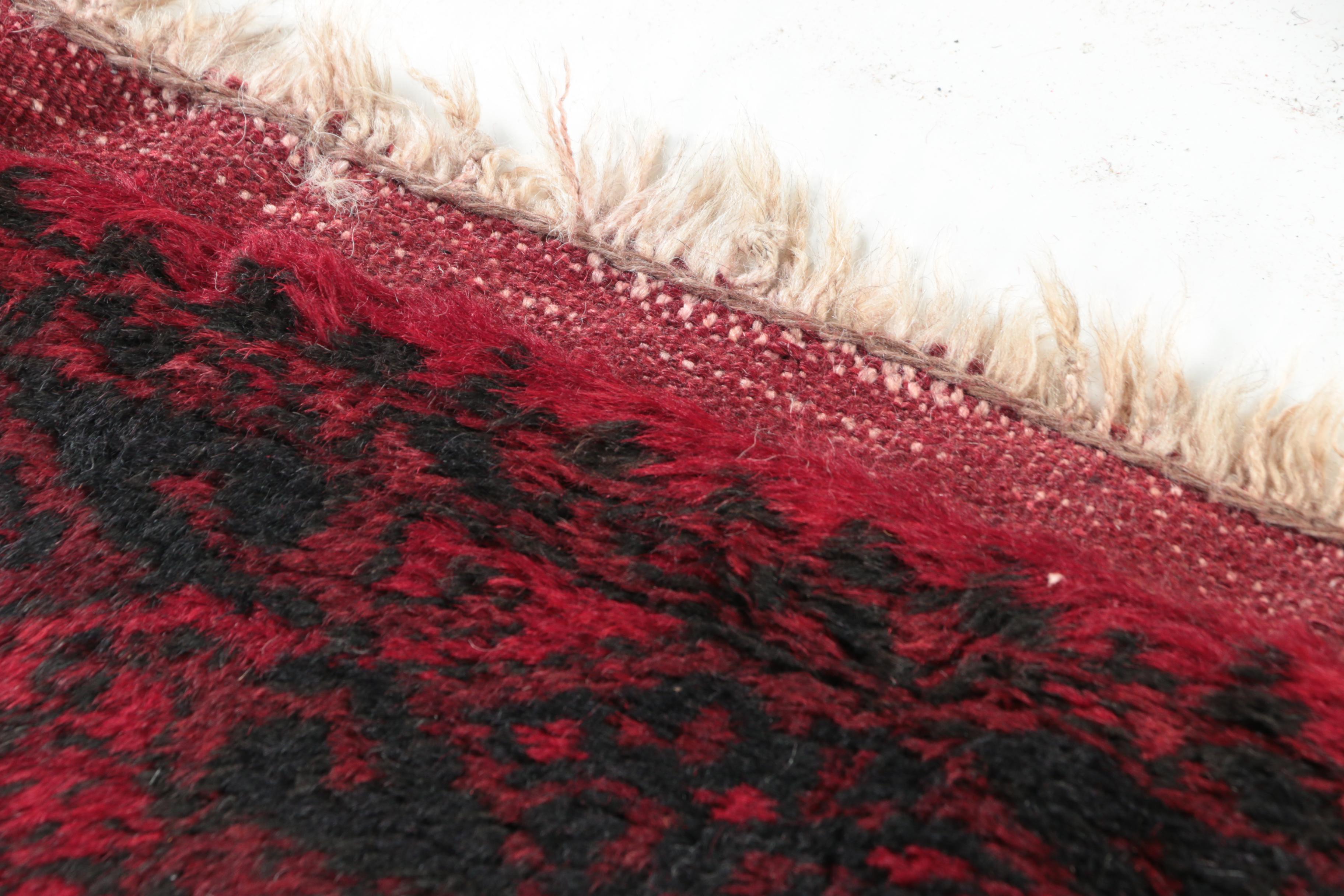 Hand-Knotted Turkmen Ersari Bohkara Style Wool Area Rug